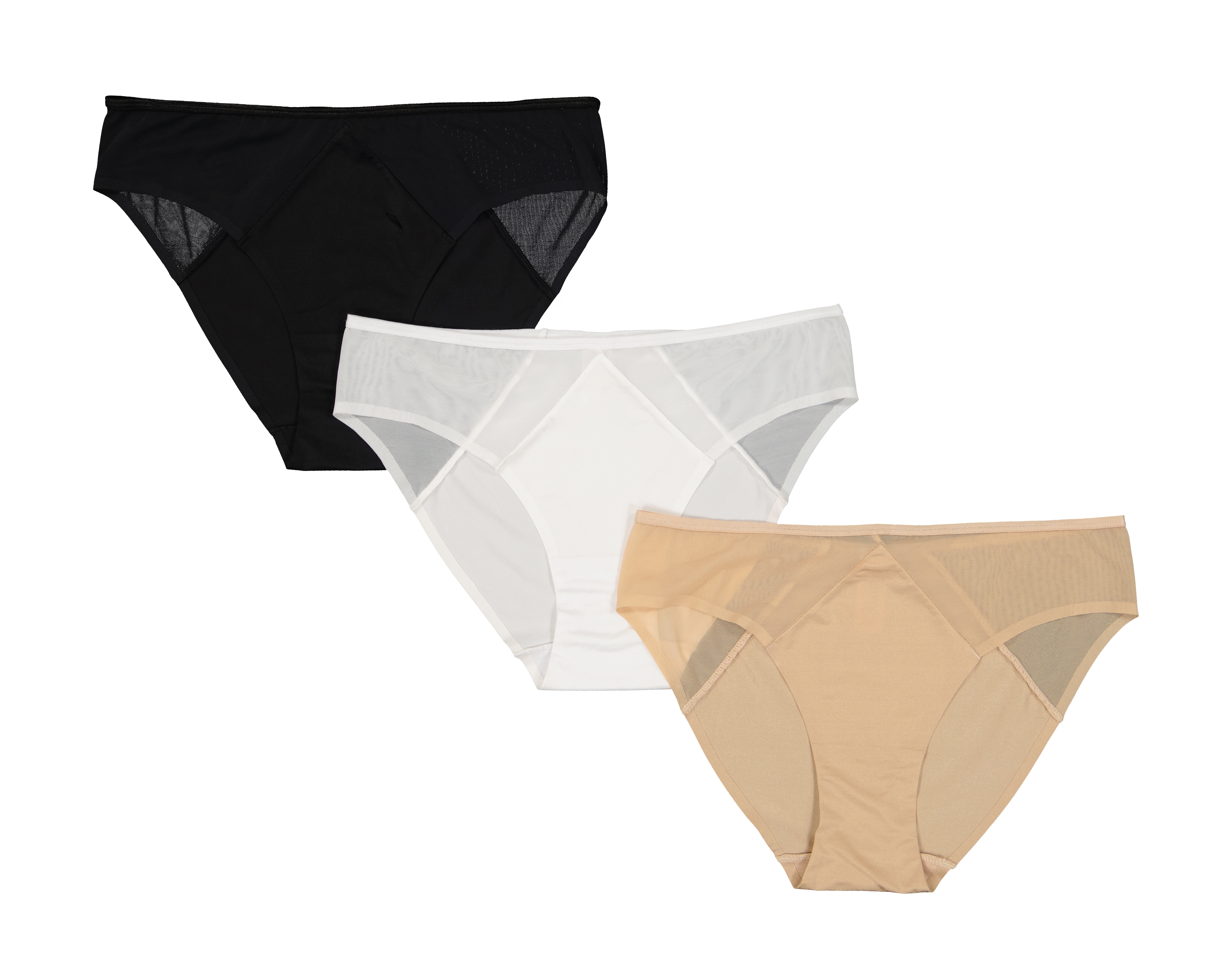 Foto 1 | Foto 1 | Pantaleta con Mesh Beauty Secret para Mujer 3 Piezas