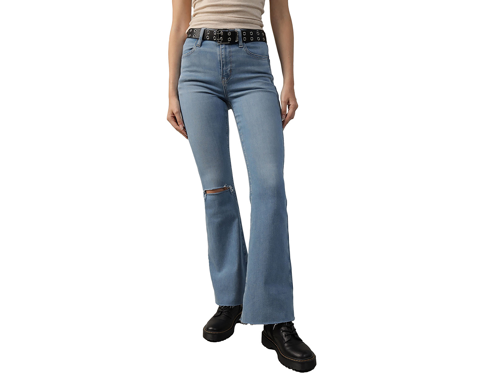 Foto 2 pulgar | Foto 1 | Jeans Flare American Eagle Super High Rise para Mujer