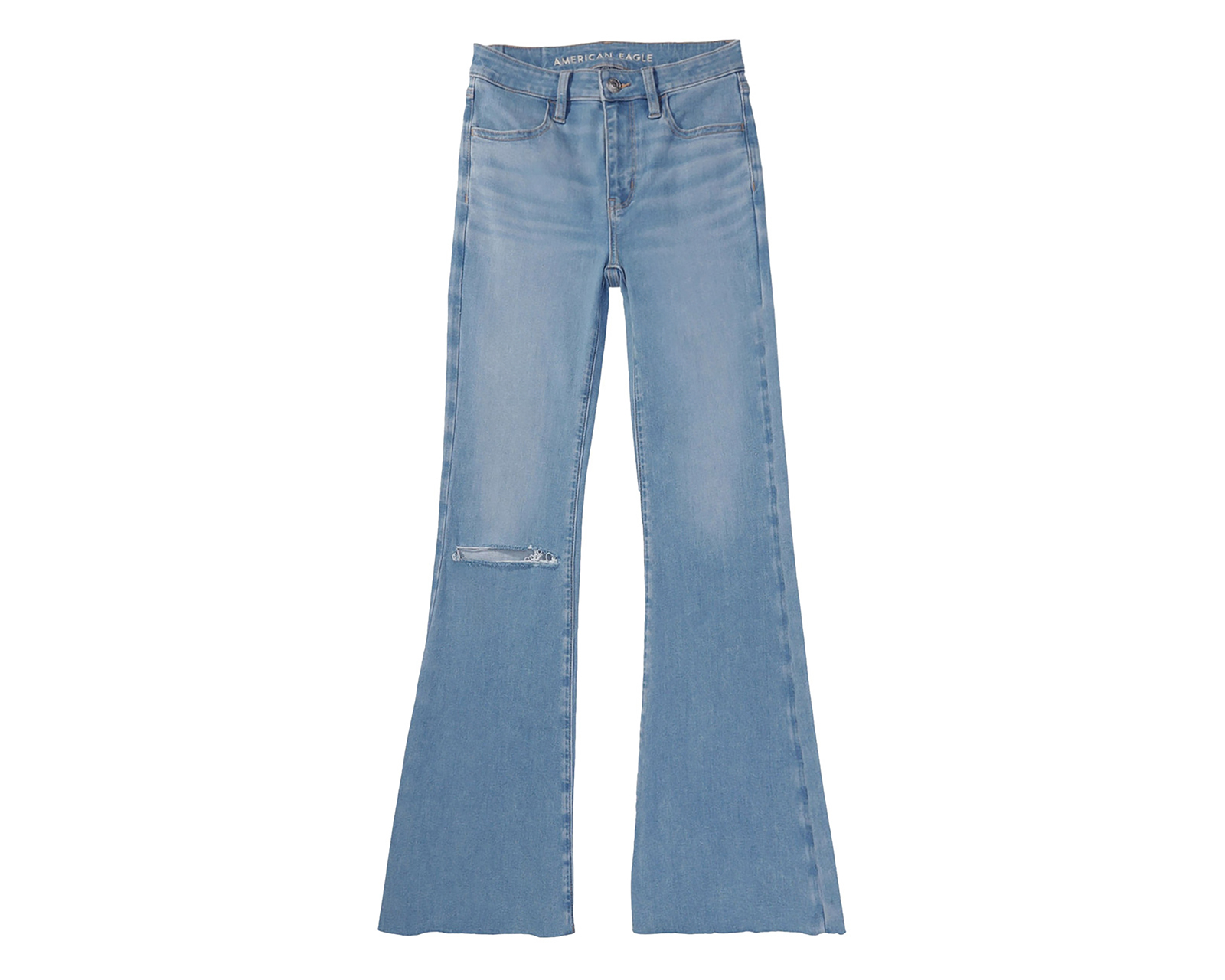 Foto 4 pulgar | Foto 3 | Jeans Flare American Eagle Super High Rise para Mujer