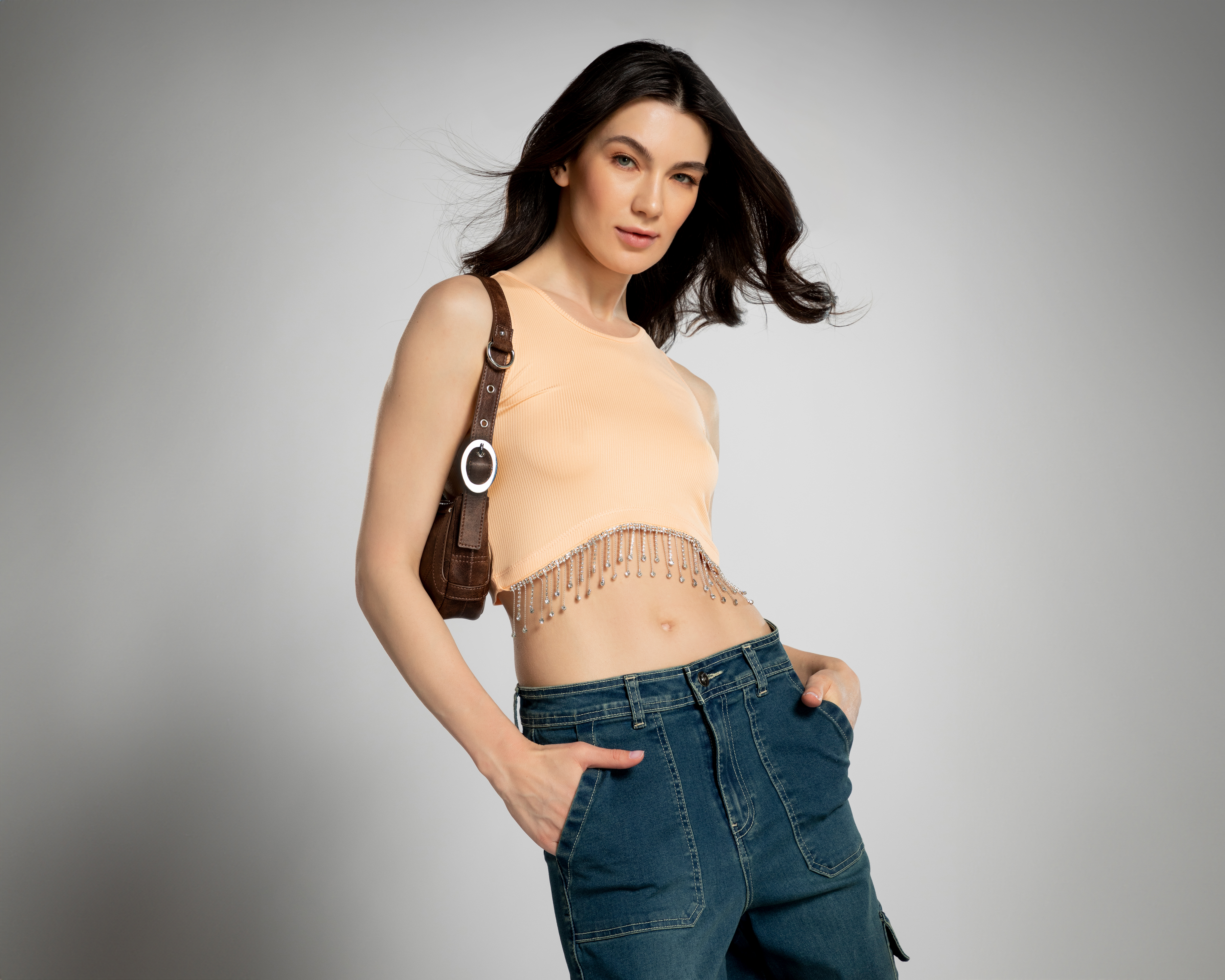 Playera Thinner Anaranjado sin Mangas