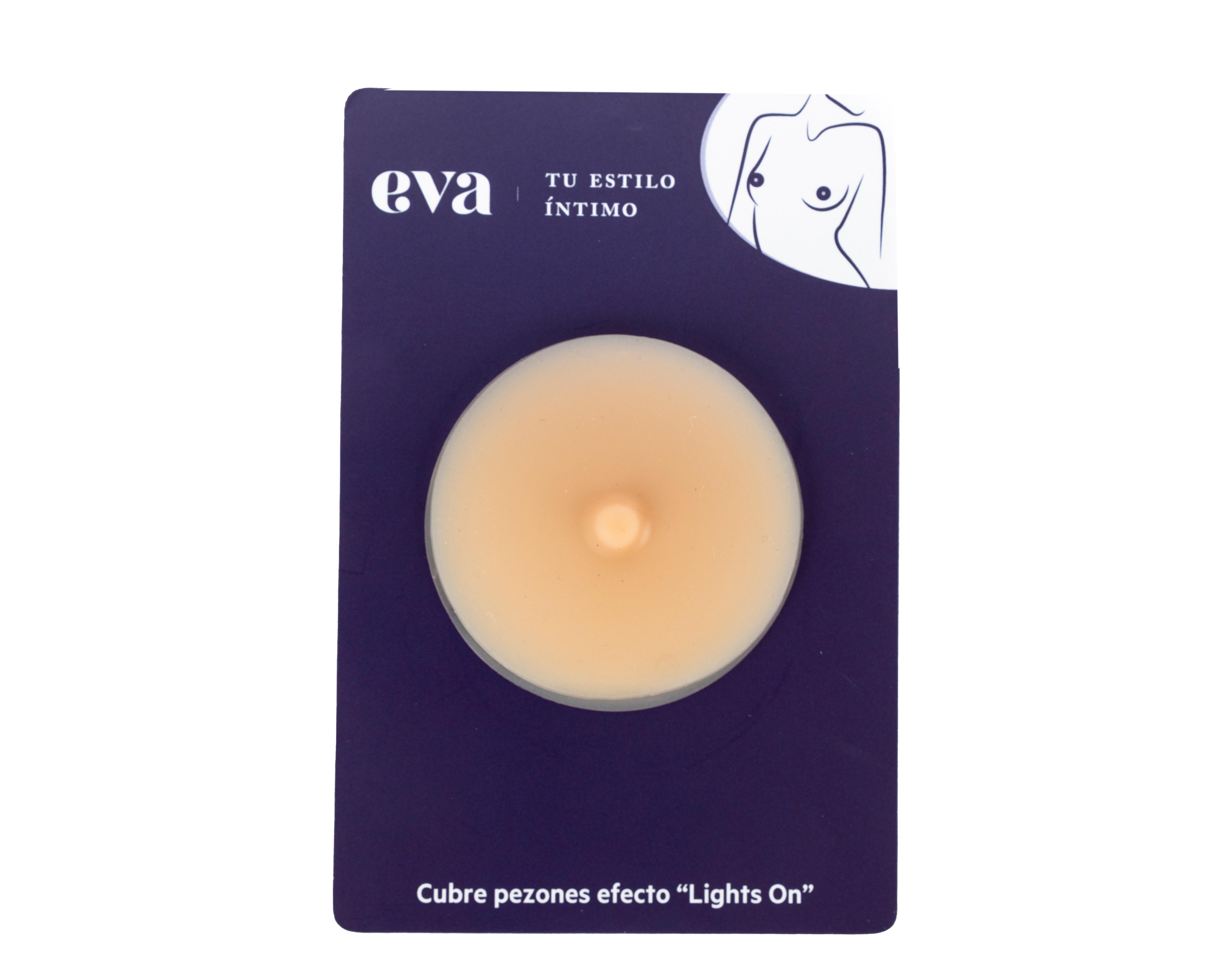 Foto 2 pulgar | Foto 1 | Cubrepezones Eva tu Estilo Íntimo para Mujer 2 Piezas