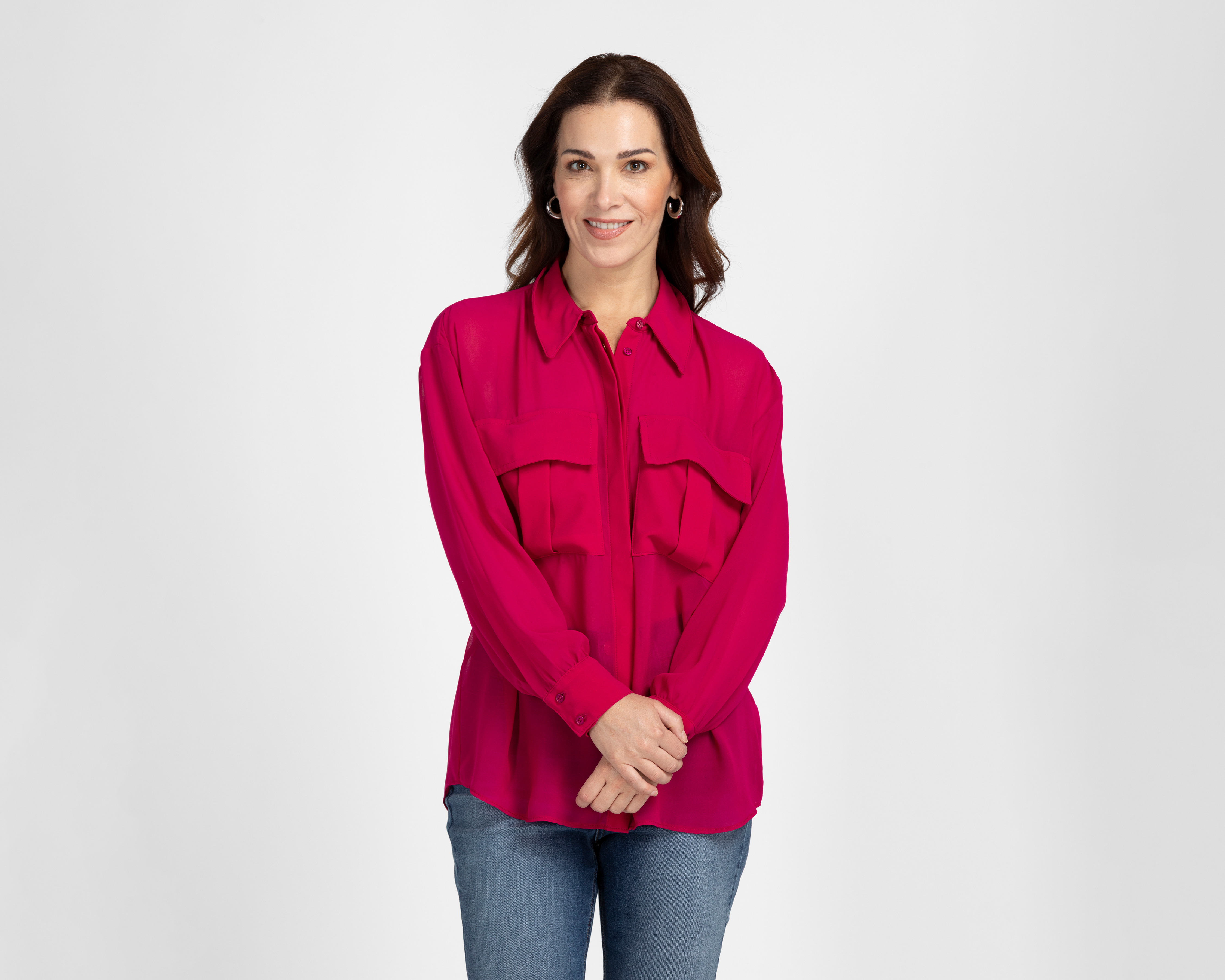 Foto 2 pulgar | Foto 1 | Blusa Rosa Alexis para Mujer