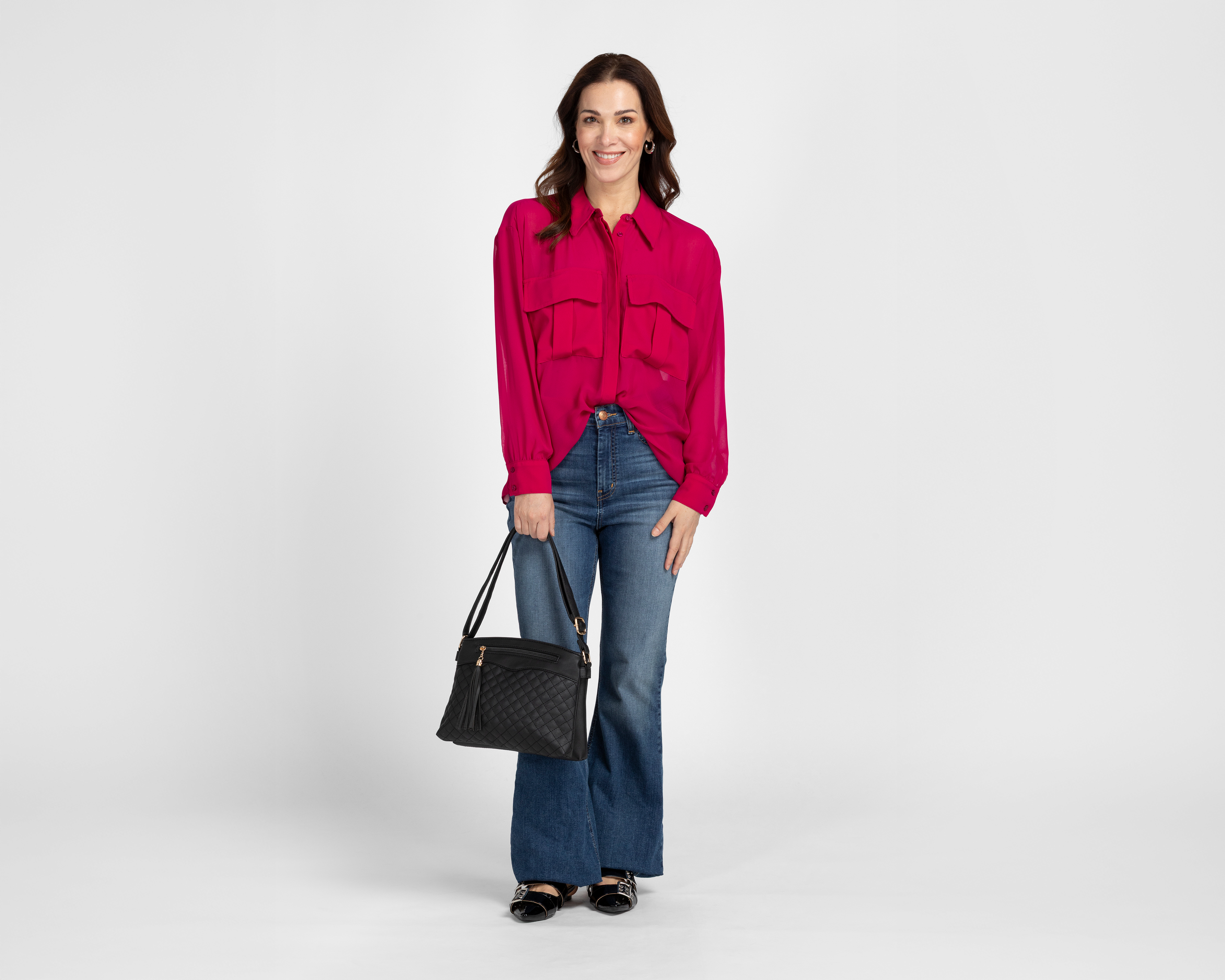 Foto 3 pulgar | Foto 2 | Blusa Rosa Alexis para Mujer