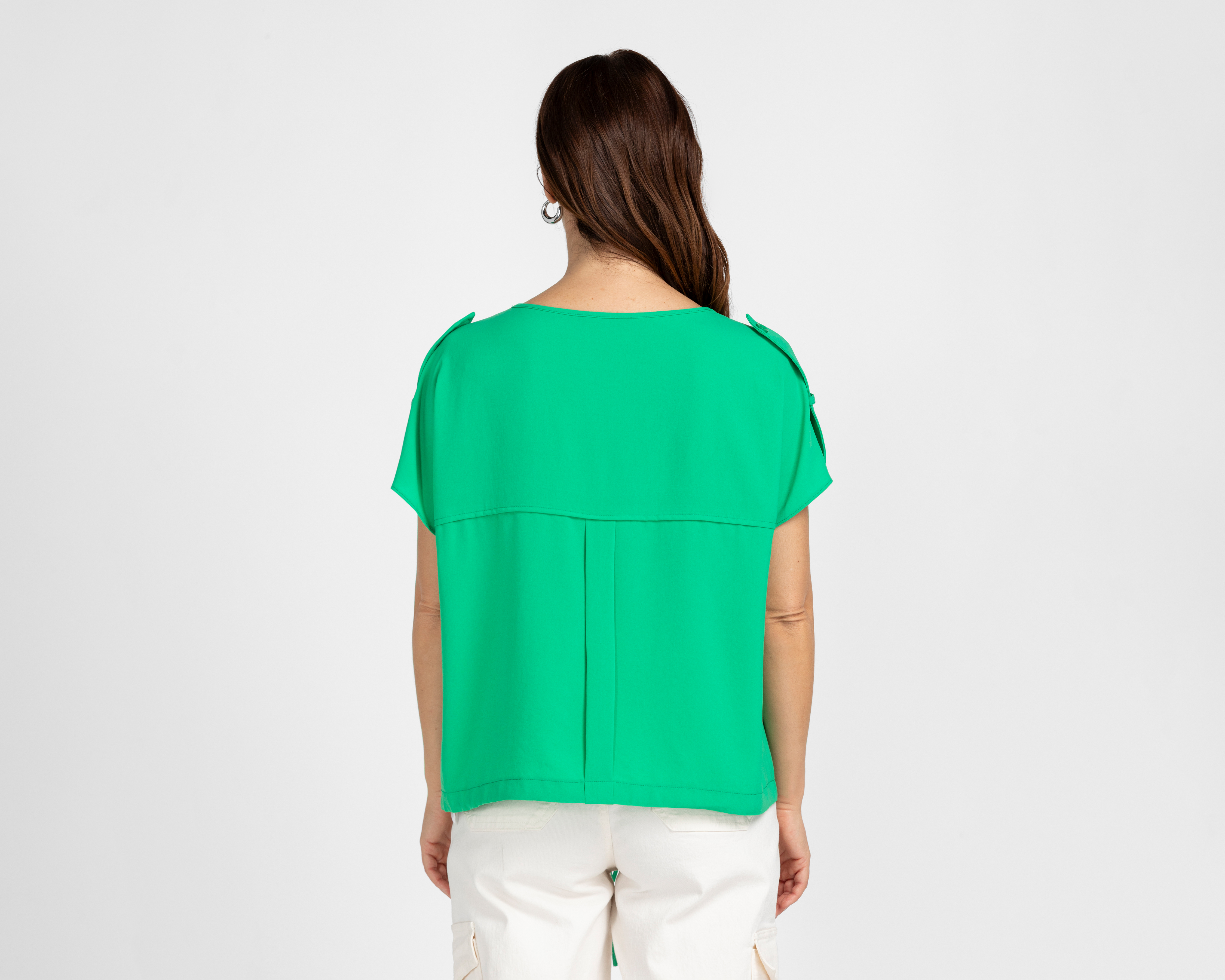 Foto 4 pulgar | Foto 3 | Blusa Verde Alexis para Mujer
