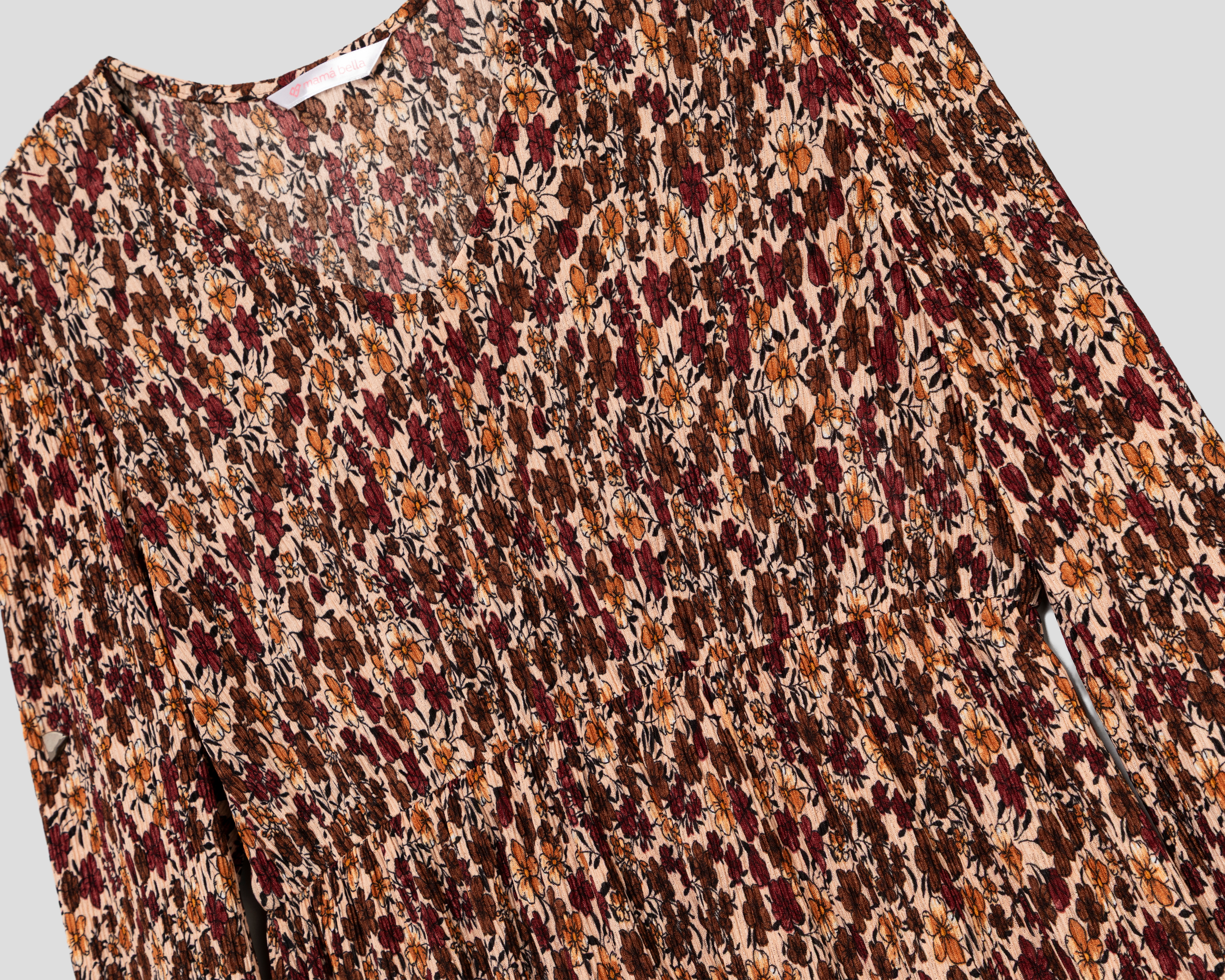 Foto 4 pulgar | Foto 3 | Vestido de Maternidad Manga Larga Mamá Bella