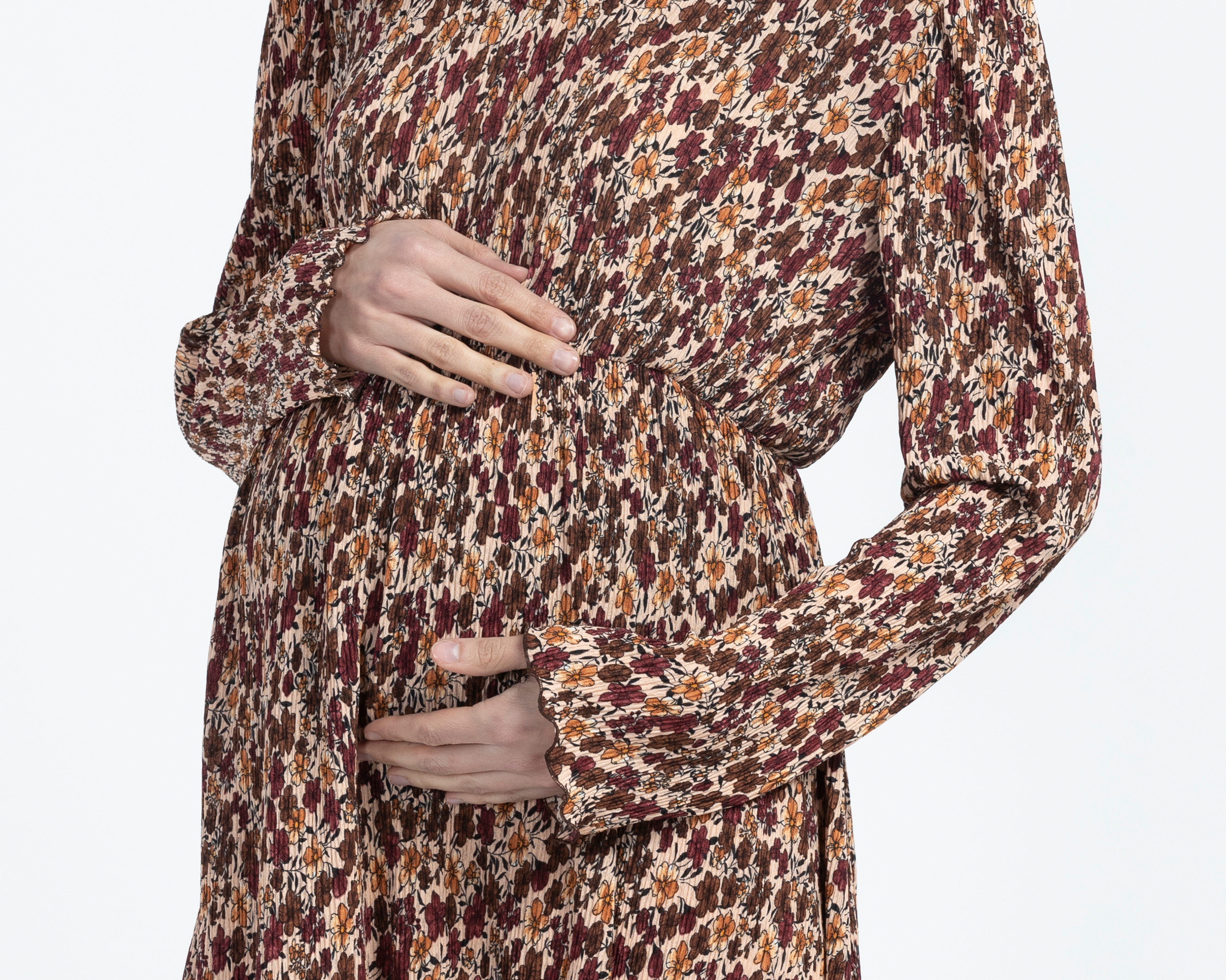 Foto 5 pulgar | Foto 4 | Vestido de Maternidad Manga Larga Mamá Bella