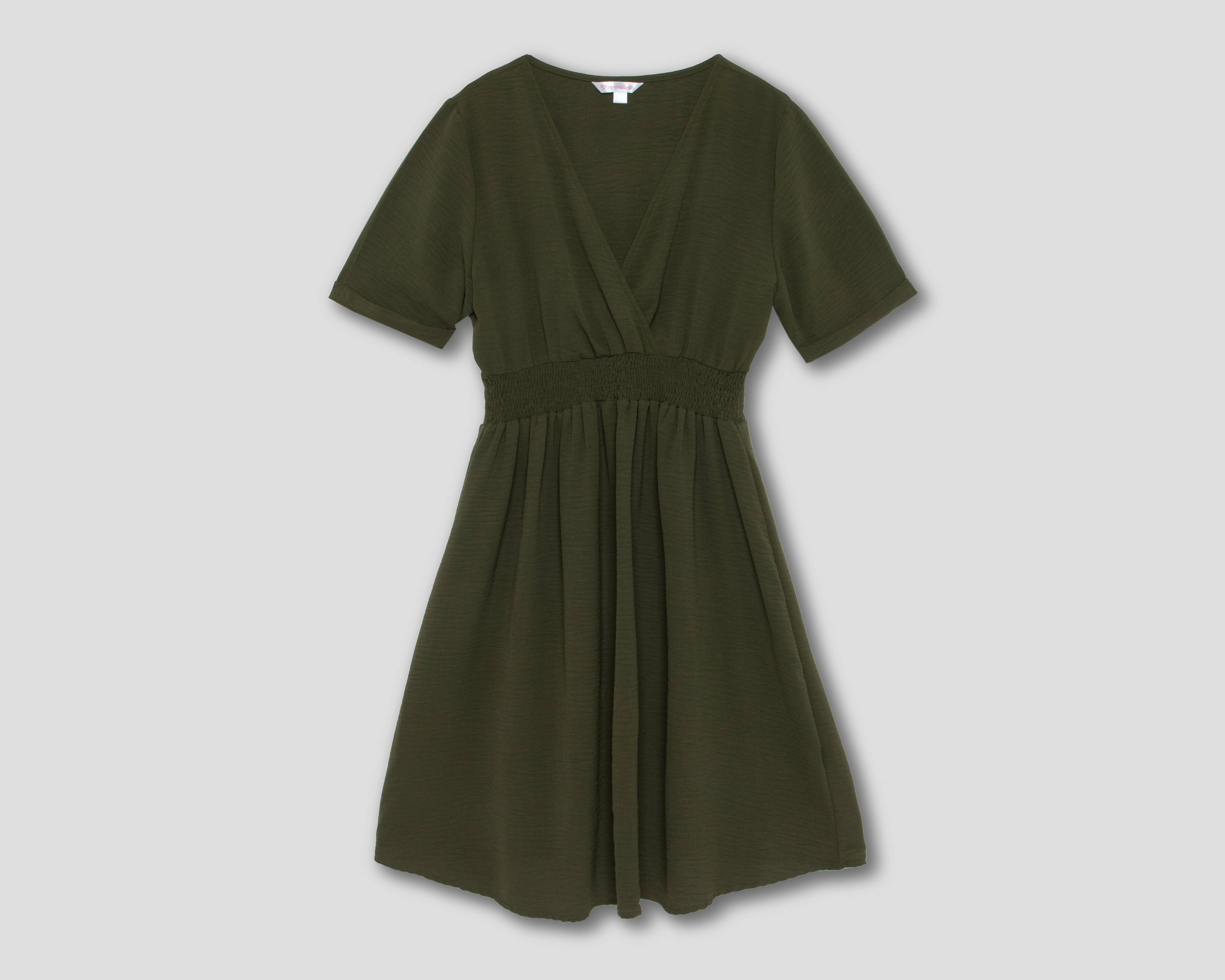 Vestido de Maternidad Manga Corta Mamá Bella