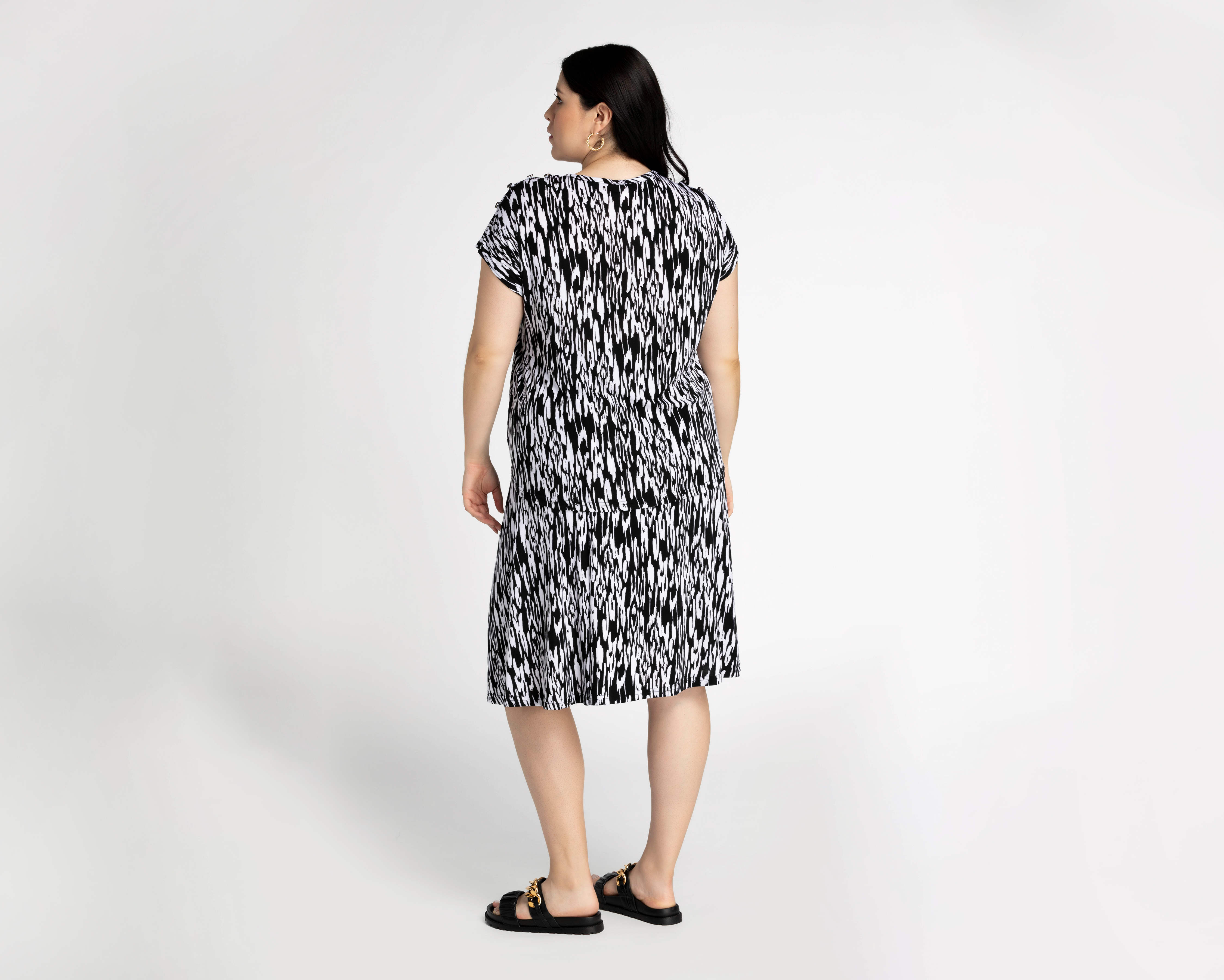 Foto 4 pulgar | Foto 3 | Falda y Blusa Lady Sun Casual Manga Corta Estampado