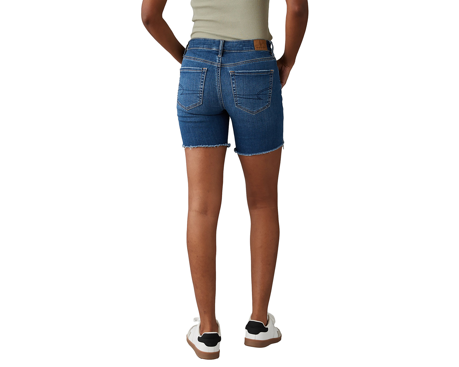 Foto 2 | Foto 2 | Short American Eagle Azul para Mujer