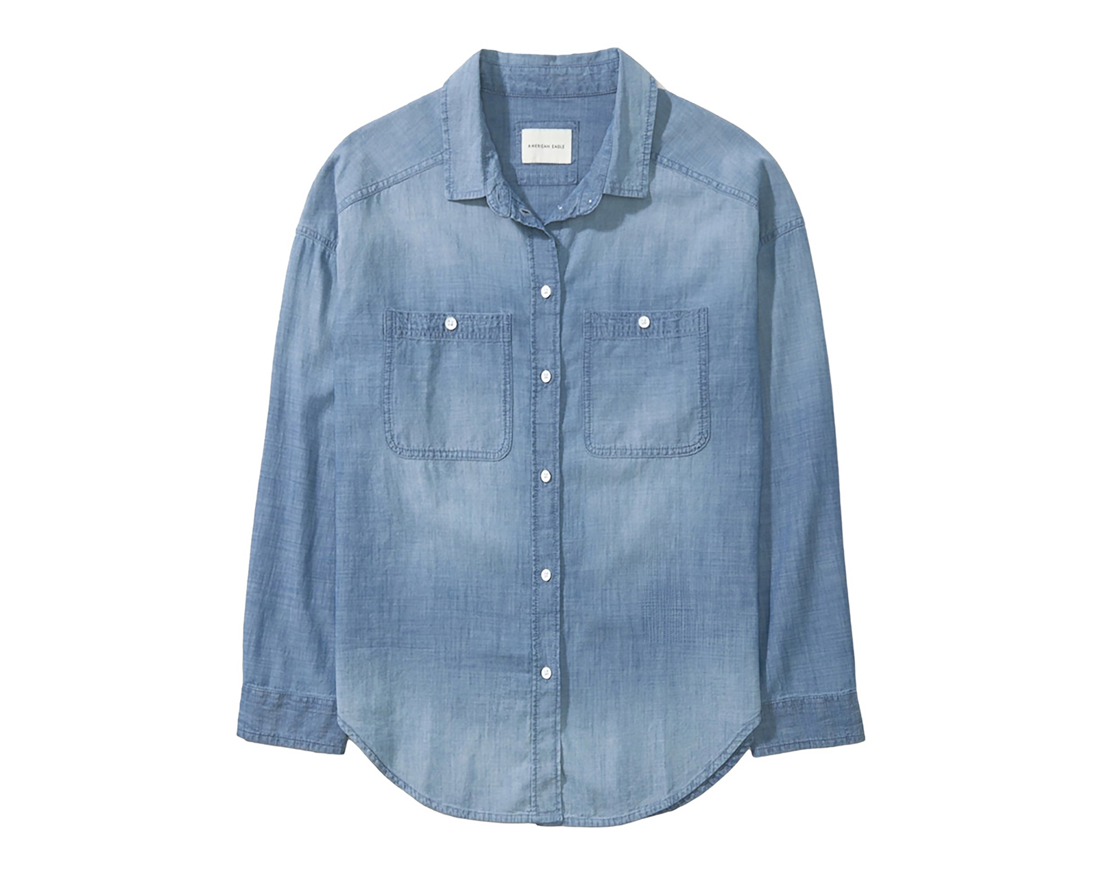 Foto 4 pulgar | Foto 3 | Blusa Manga Larga American Eagle para Mujer