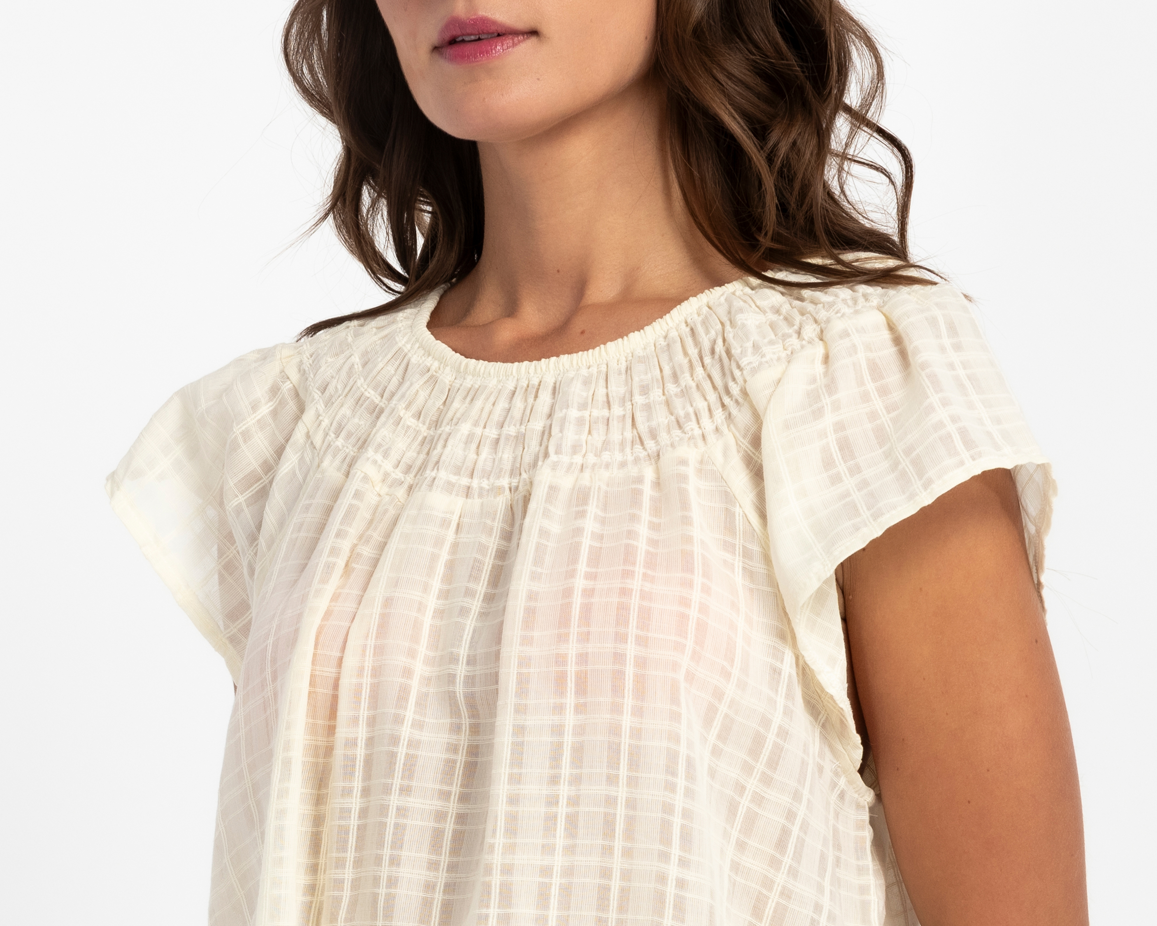 Foto 5 pulgar | Foto 4 | Blusa con Olán American Eagle para Mujer