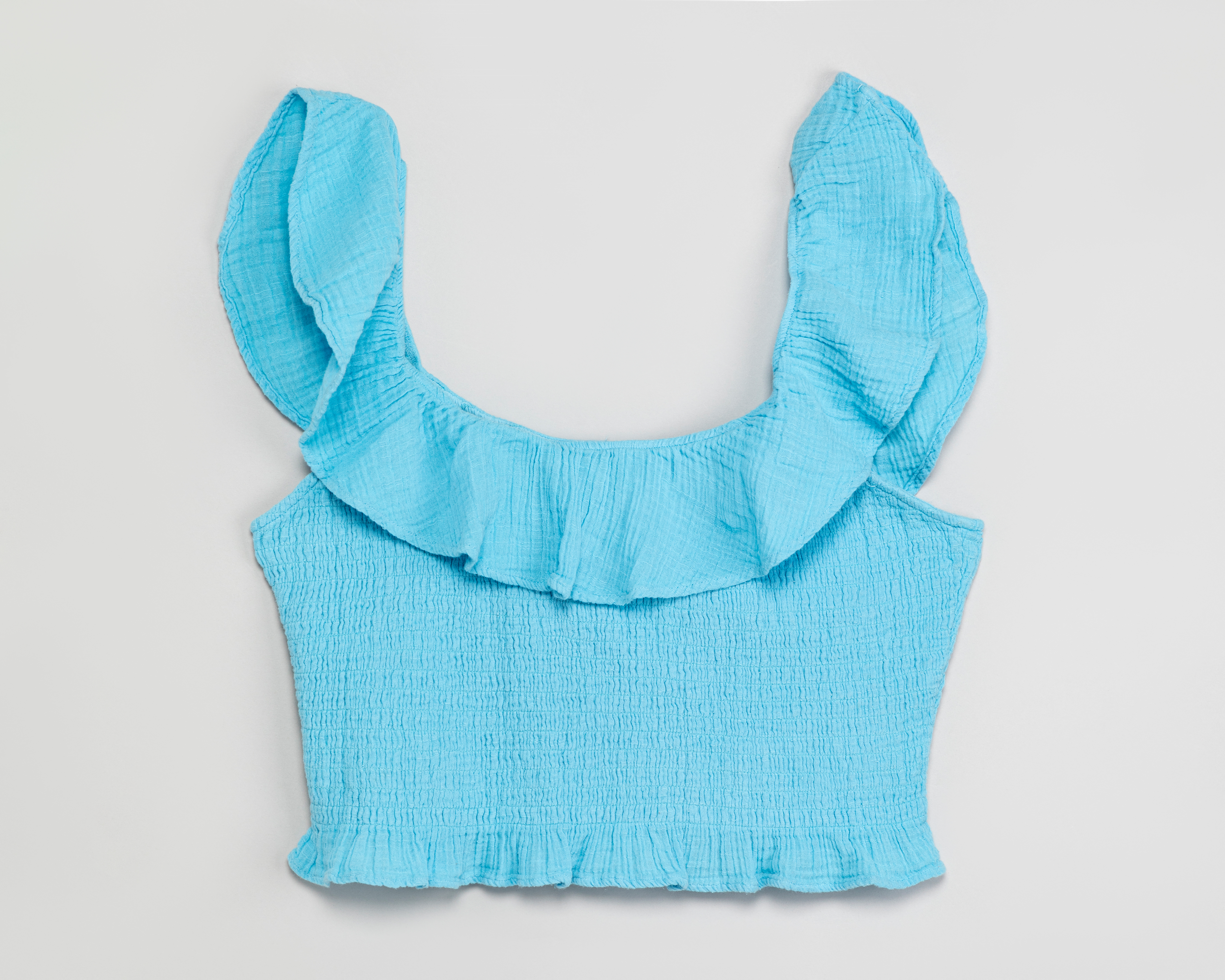 Crop Top Azul American Eagle para Mujer