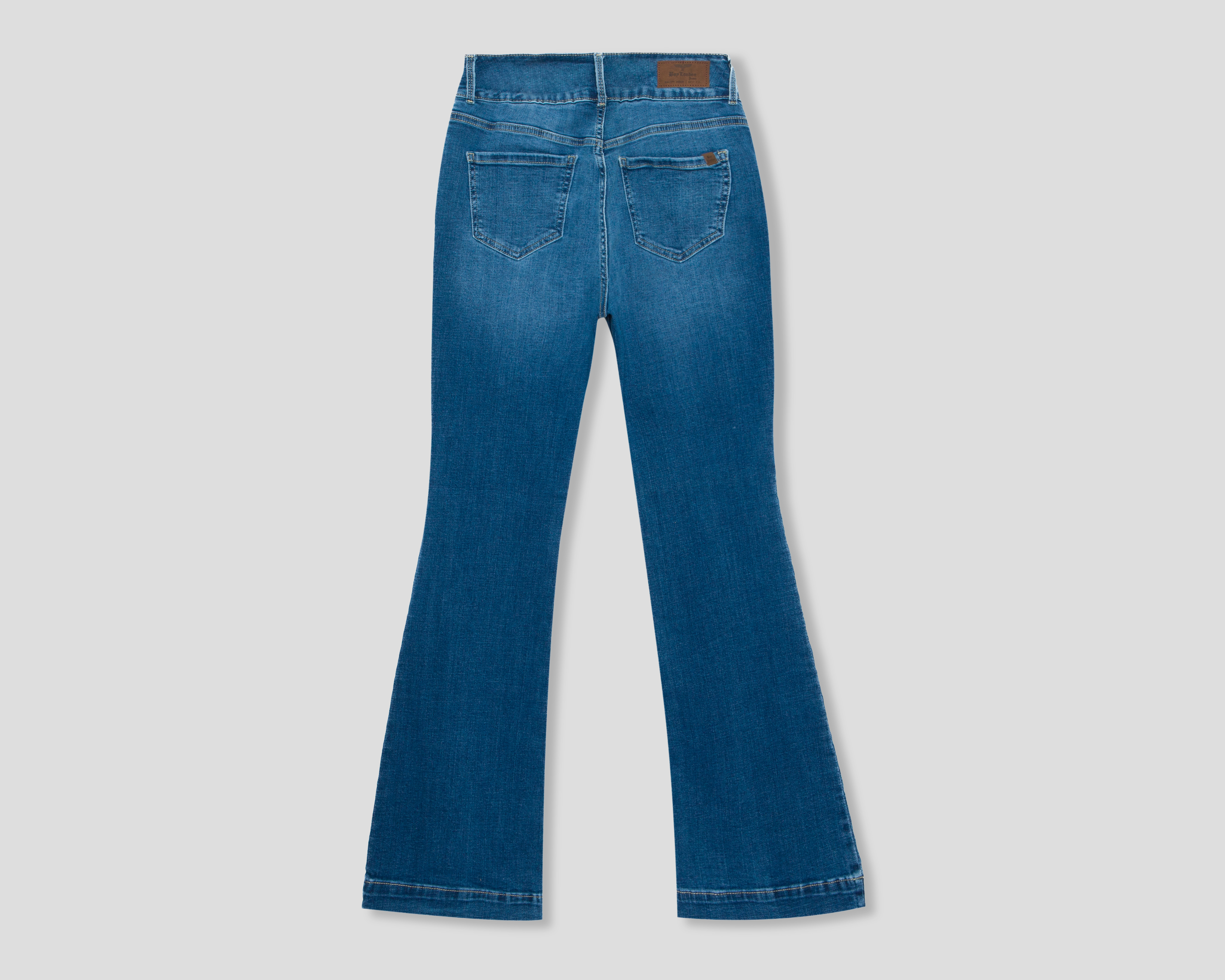 Foto 3 pulgar | Foto 2 | Jeans Flare Boy London para Mujer