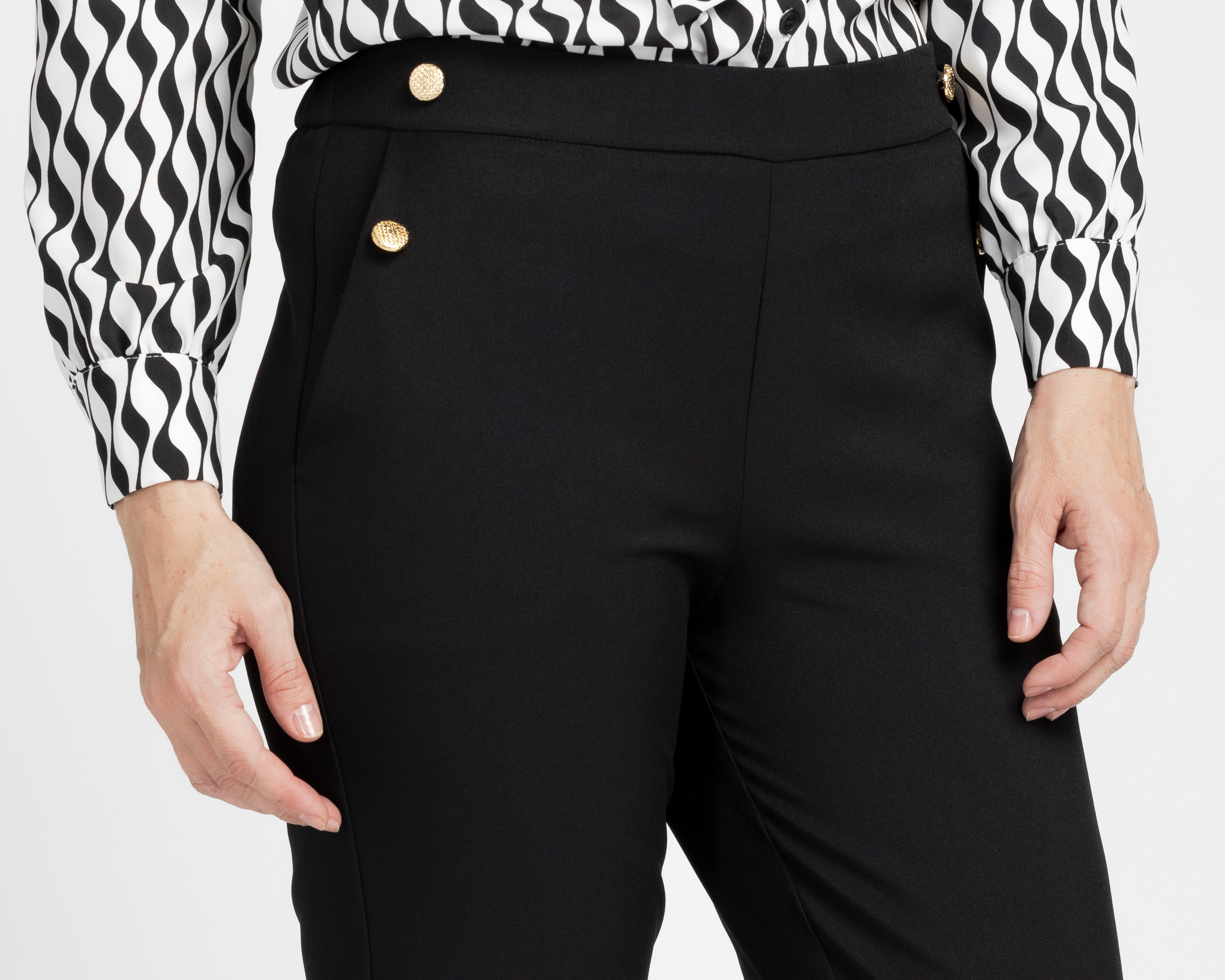 Foto 5 pulgar | Foto 4 | Pantalón de Vestir Sahara Negro para Mujer