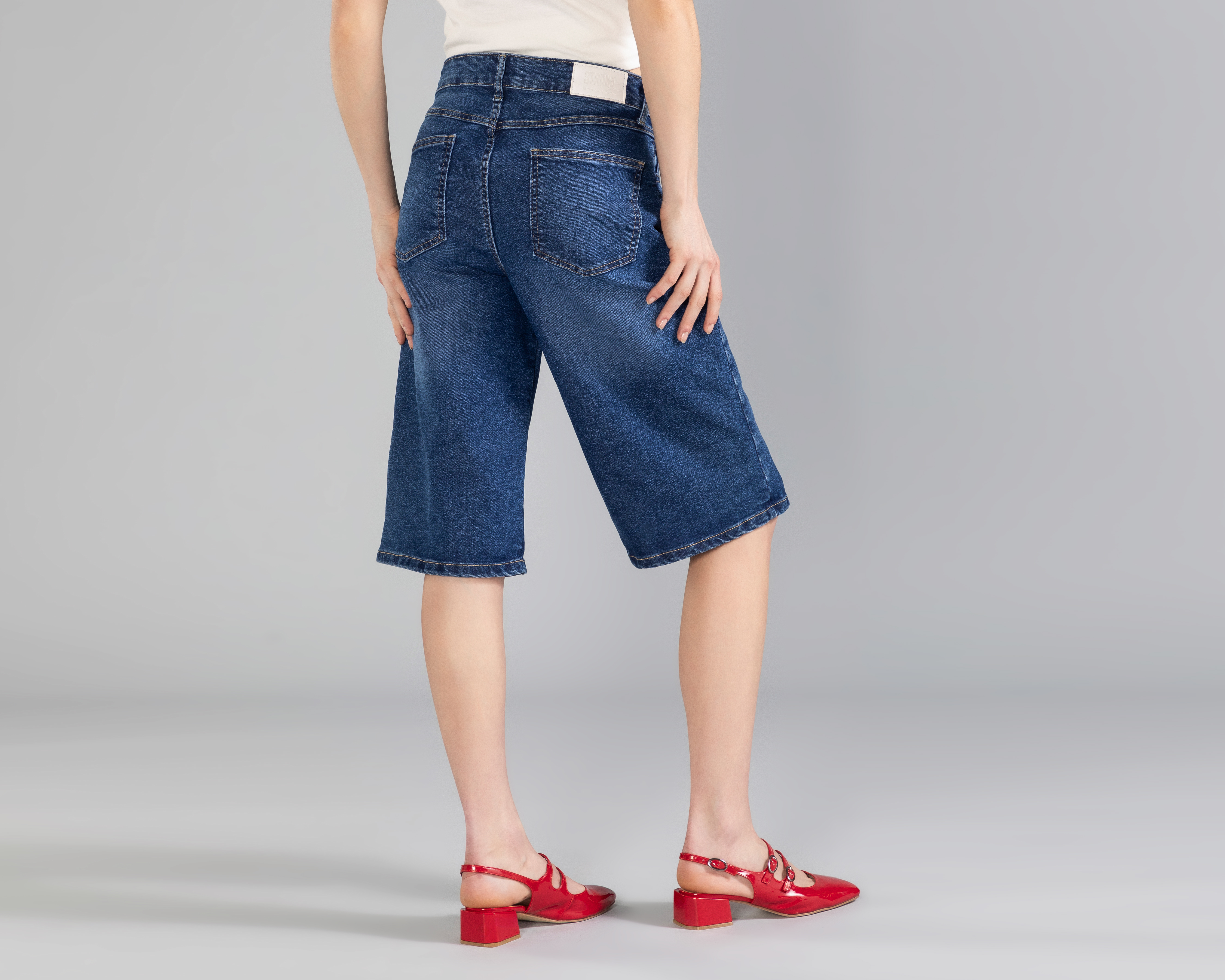 Foto 3 | Foto 3 | Pantalón Capri Strona de Mezclilla Juvenil