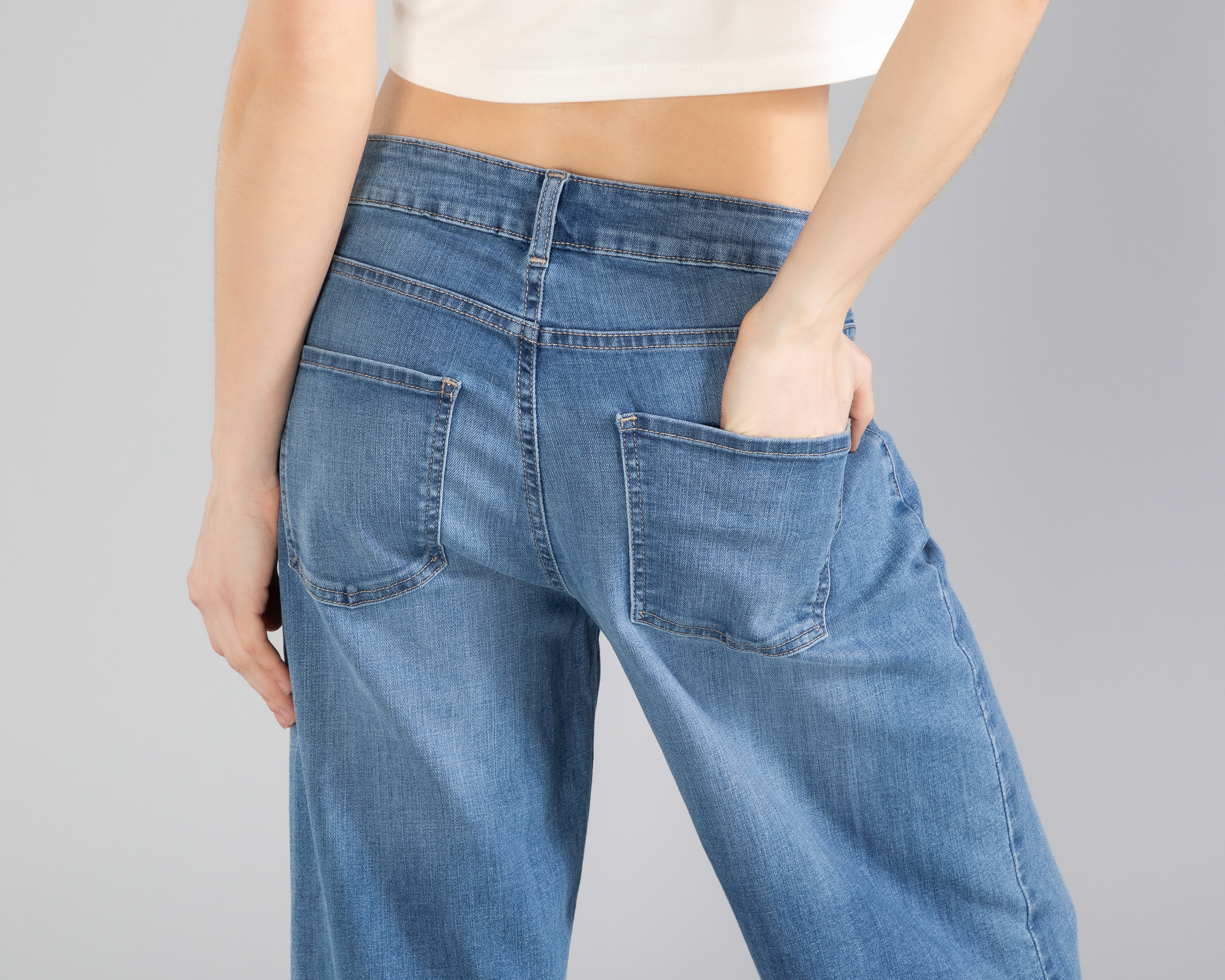 Foto 6 pulgar | Foto 5 | Jeans Wide Leg Strona para Mujer
