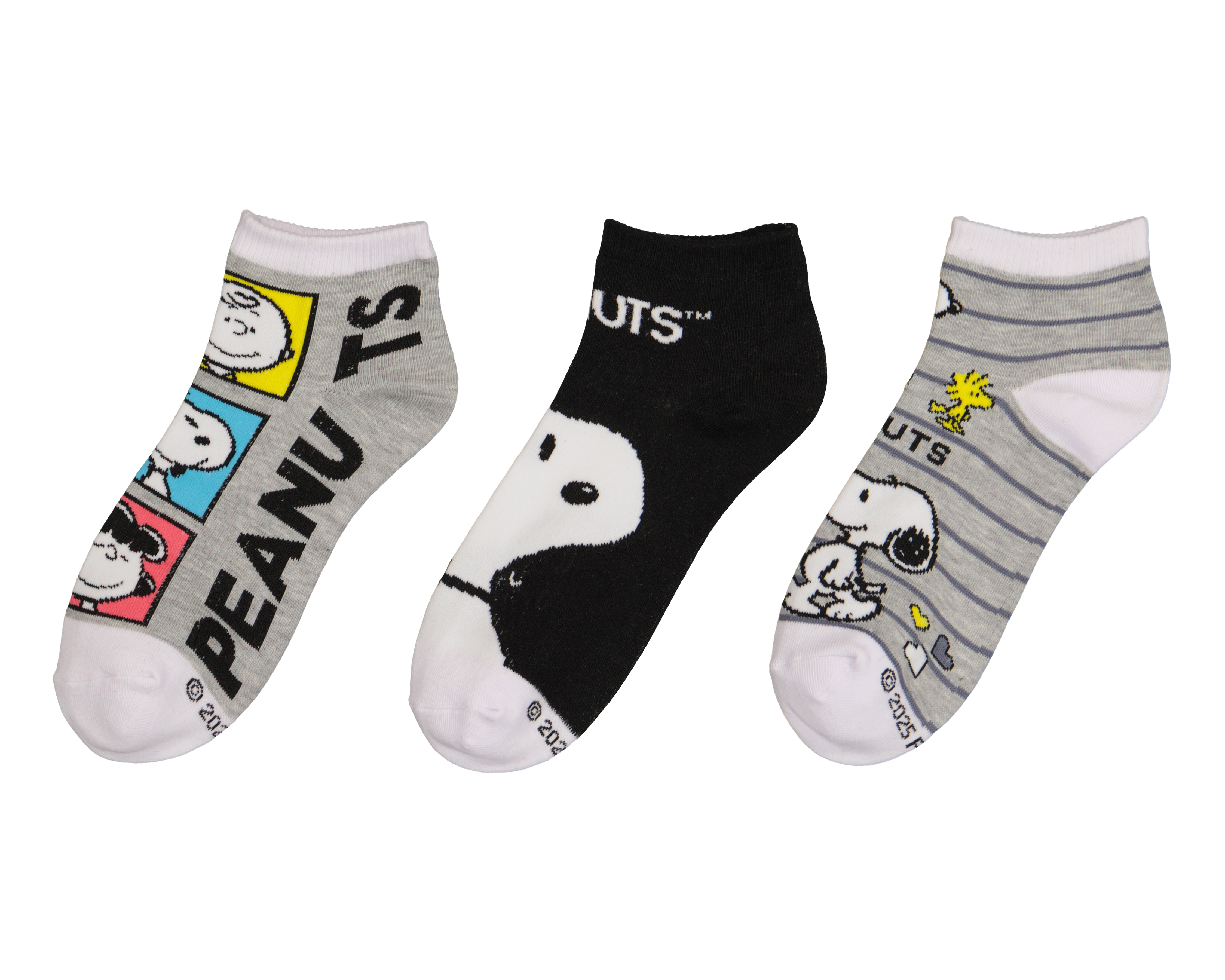 Calcetas Peanuts para Mujer 3 Pares