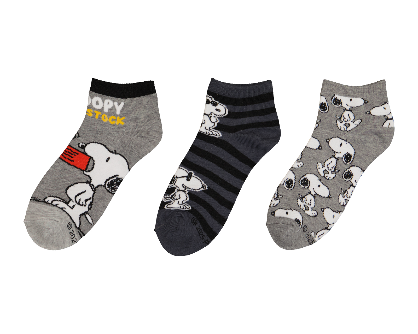 Calcetas Peanuts para Mujer 3 Pares