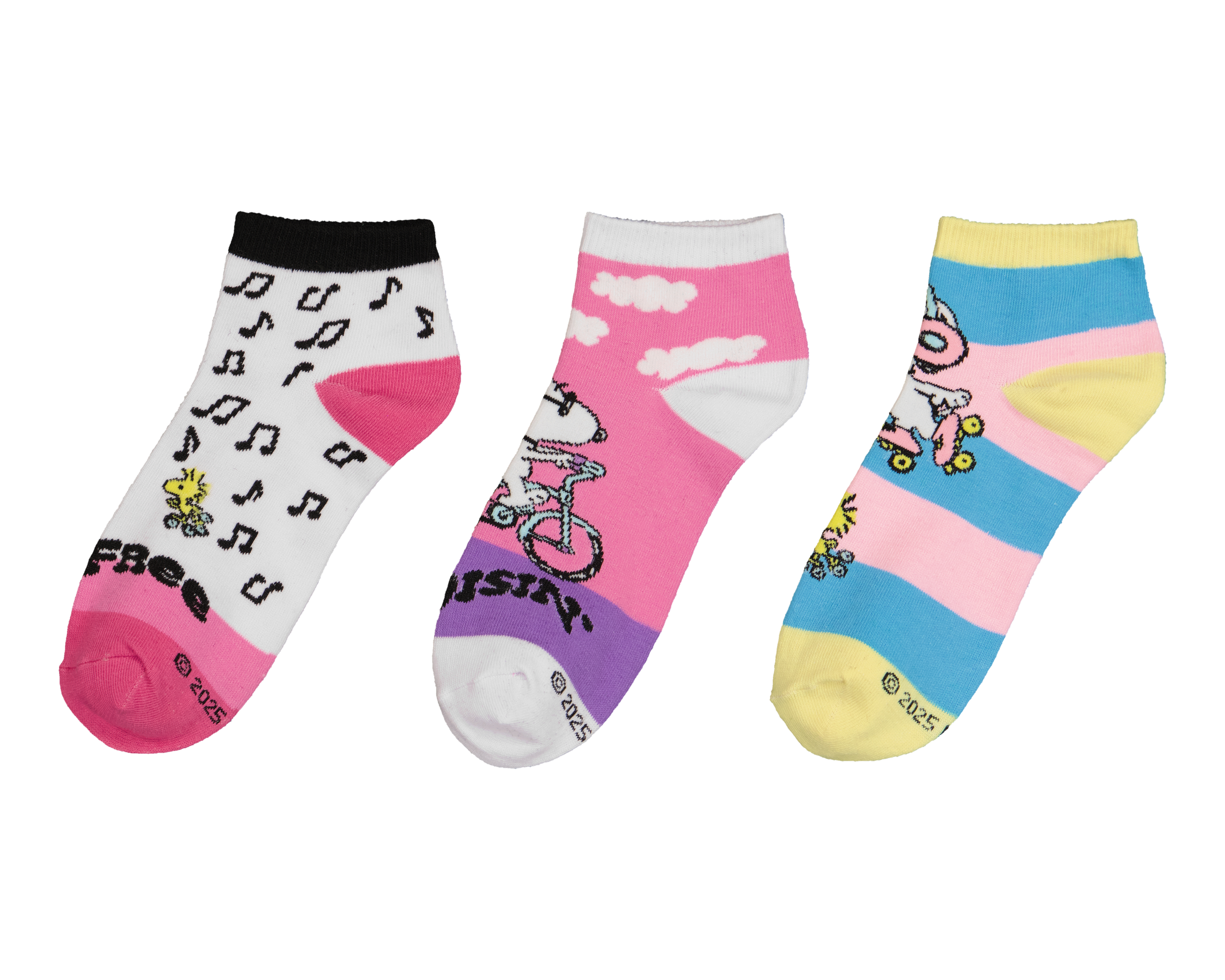 Calcetas Peanuts para Mujer 3 Pares