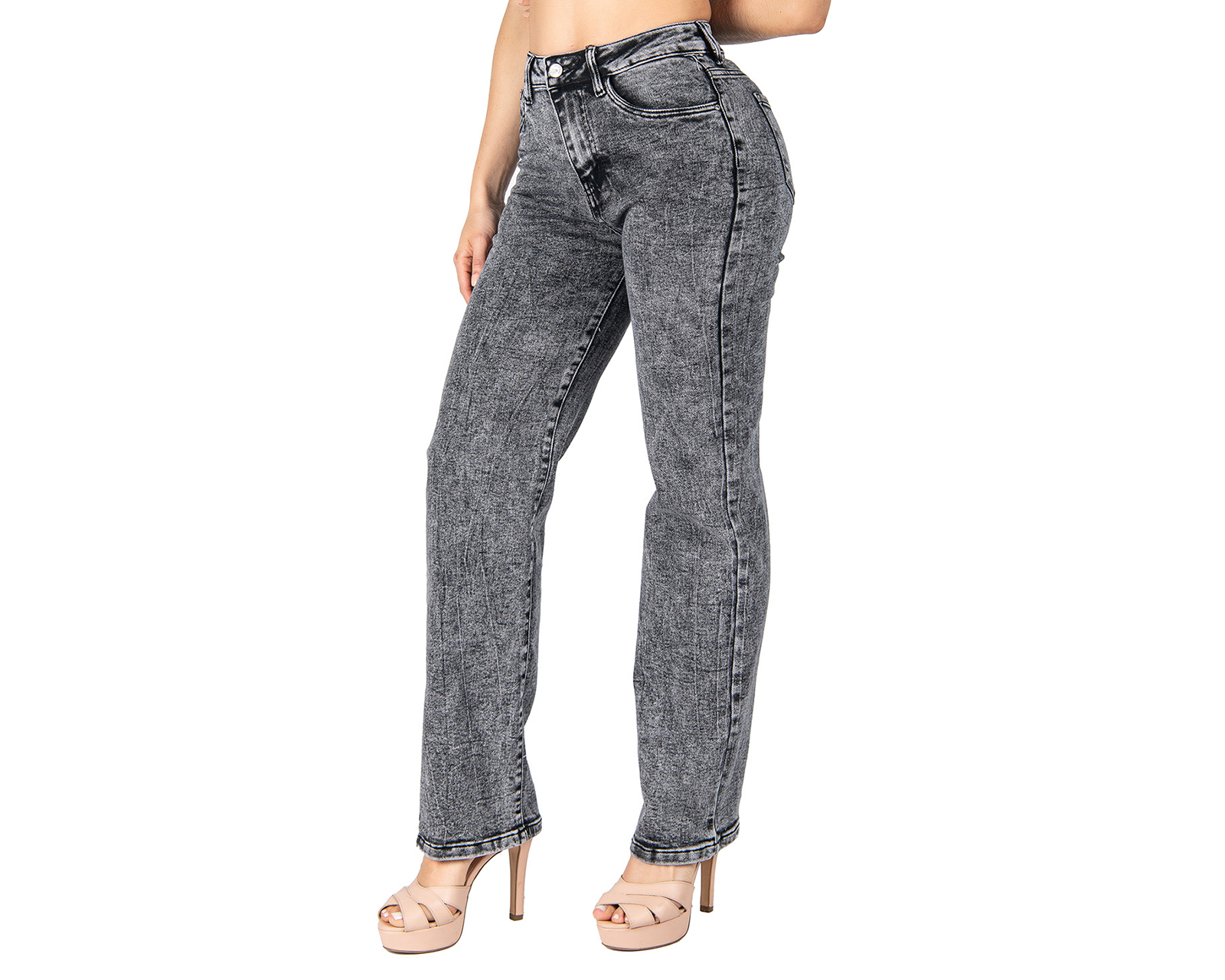 Foto 2 pulgar | Foto 1 | Jeans Straight Most Look para Mujer