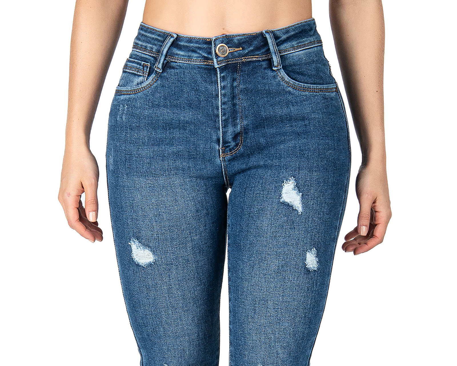 Foto 5 pulgar | Foto 4 | Jeans Skinny Most Look para Mujer