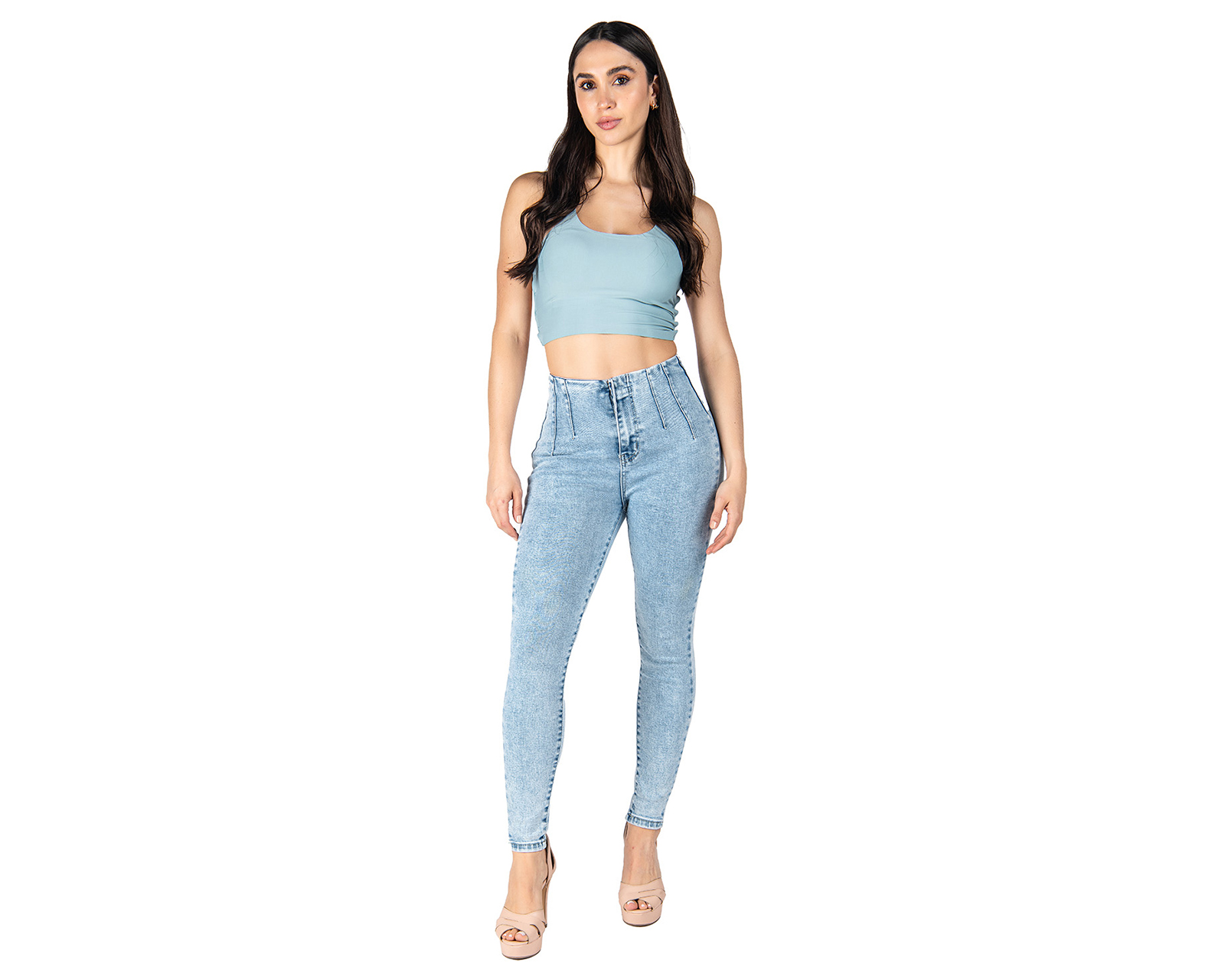 Foto 3 pulgar | Foto 2 | Jeans Skinny Most Look para Mujer