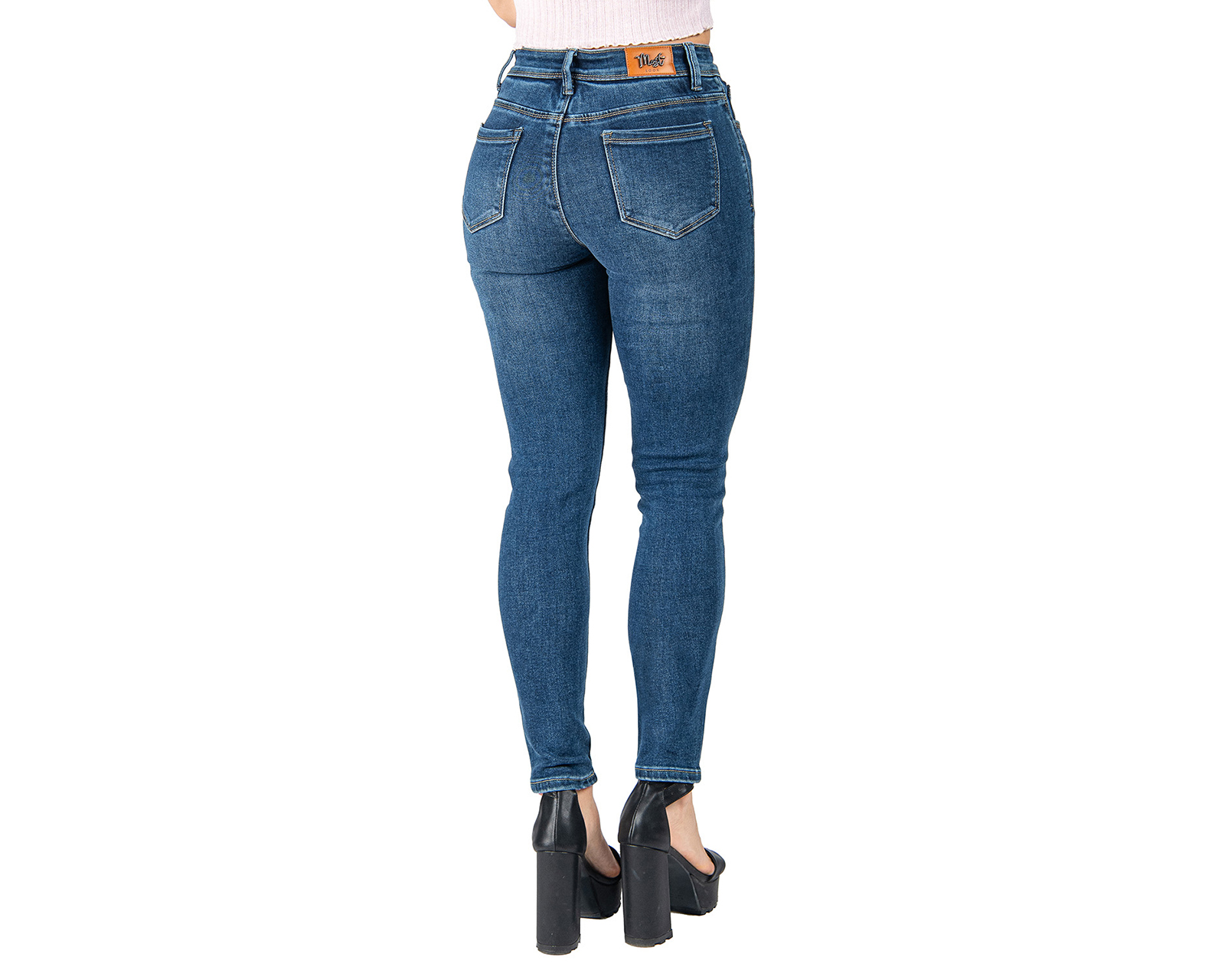 Foto 4 pulgar | Foto 3 | Jeans Skinny Most Look para Mujer