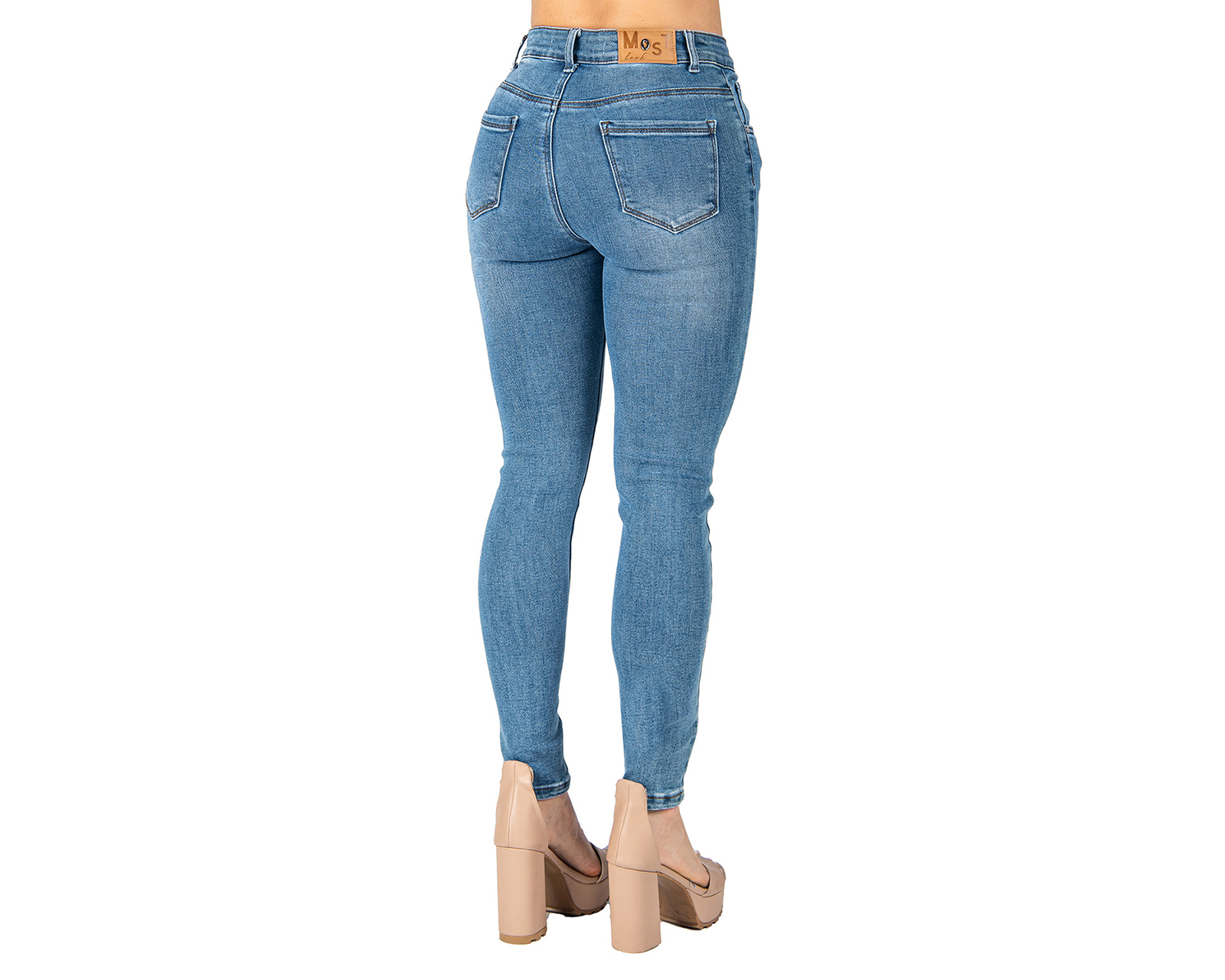 Foto 4 pulgar | Foto 3 | Jeans Skinny Most Look para Mujer