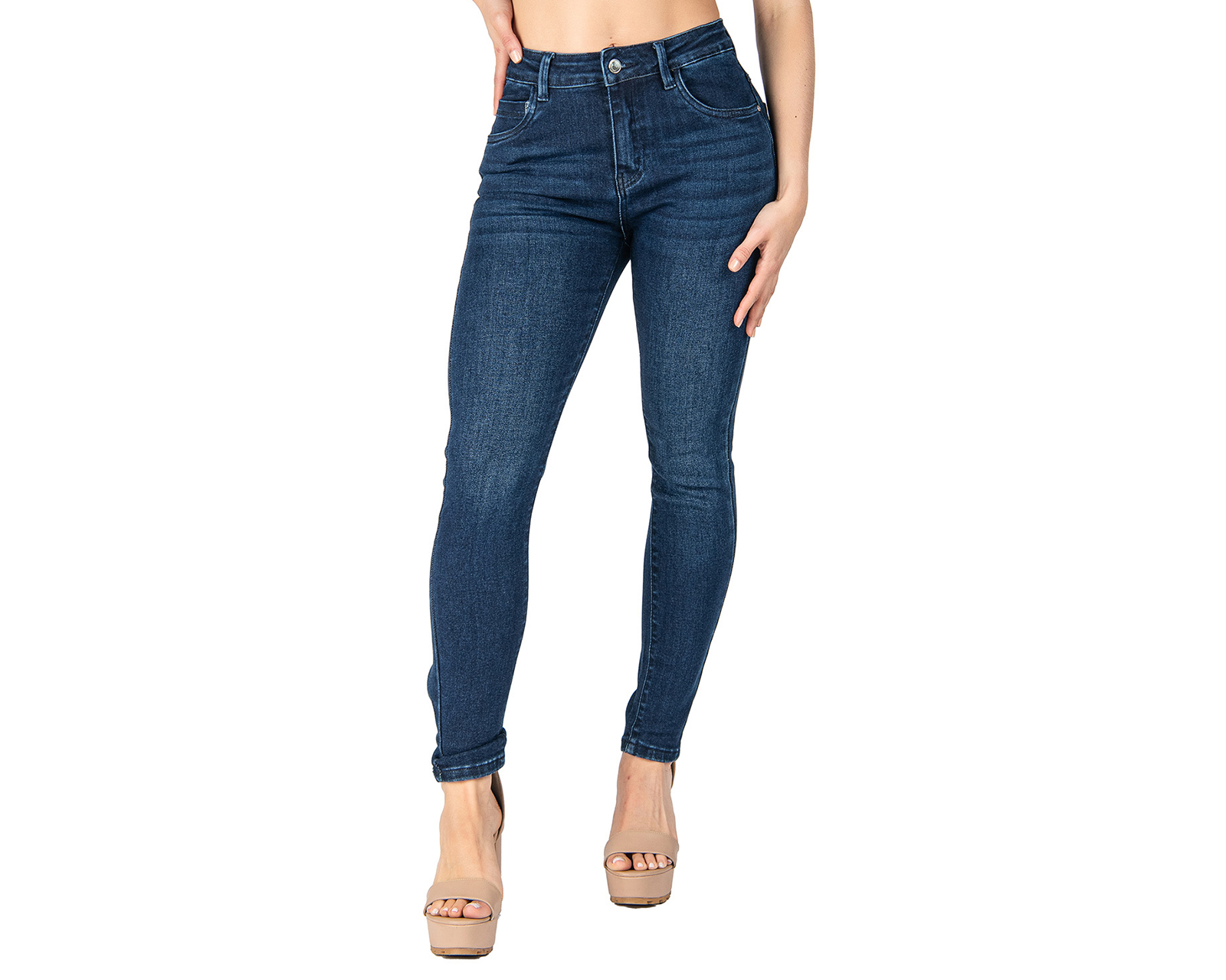 Foto 2 pulgar | Foto 1 | Jeans Skinny Most Look para Mujer