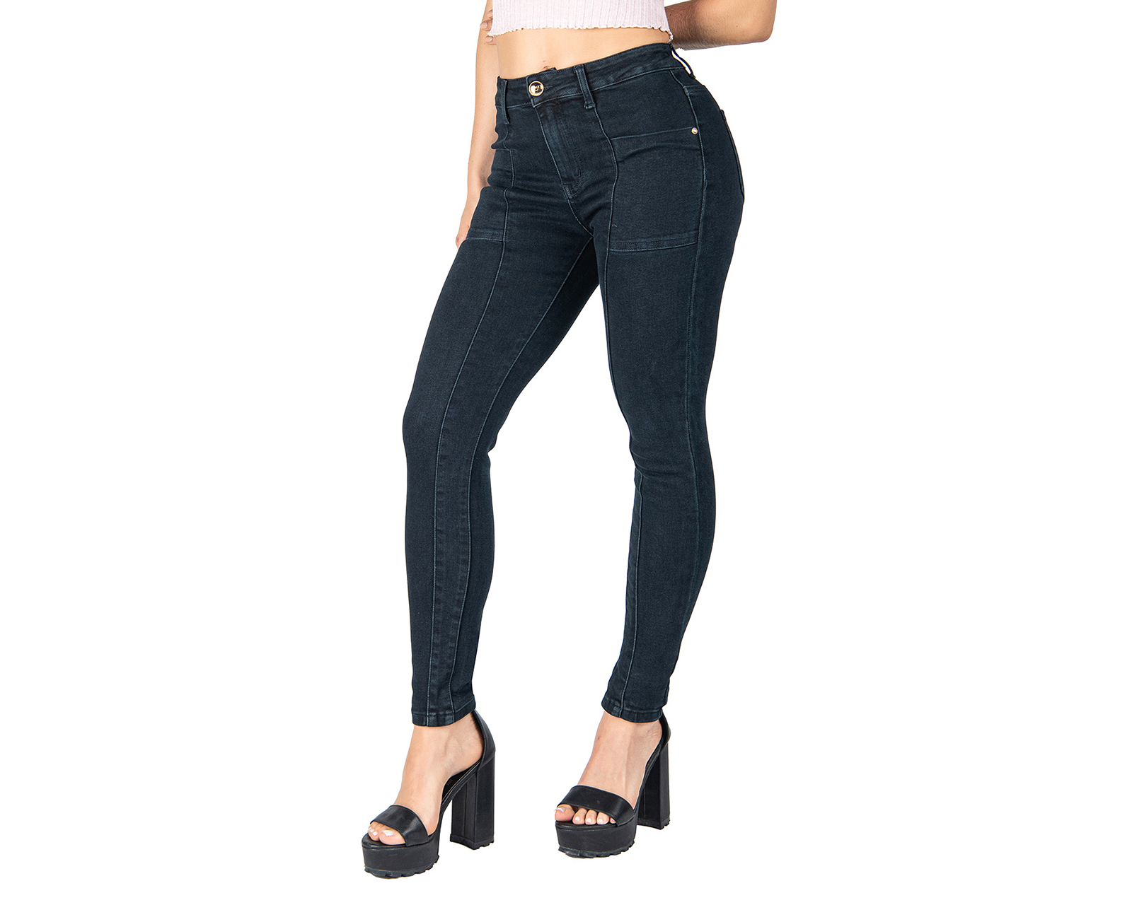 Foto 2 pulgar | Foto 1 | Jeans Skinny Most Look para Mujer