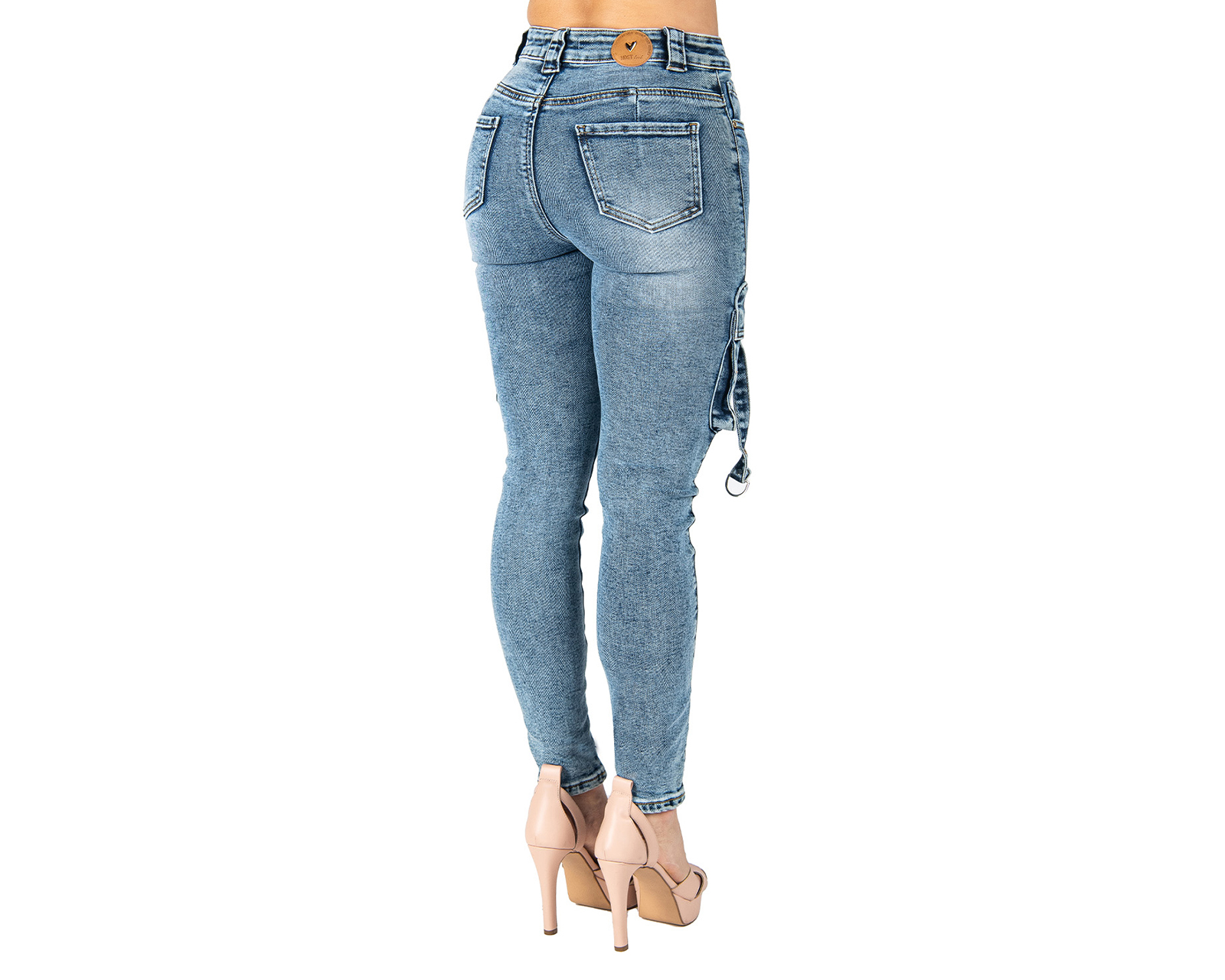 Foto 4 pulgar | Foto 3 | Jeans Skinny Most Look para Mujer