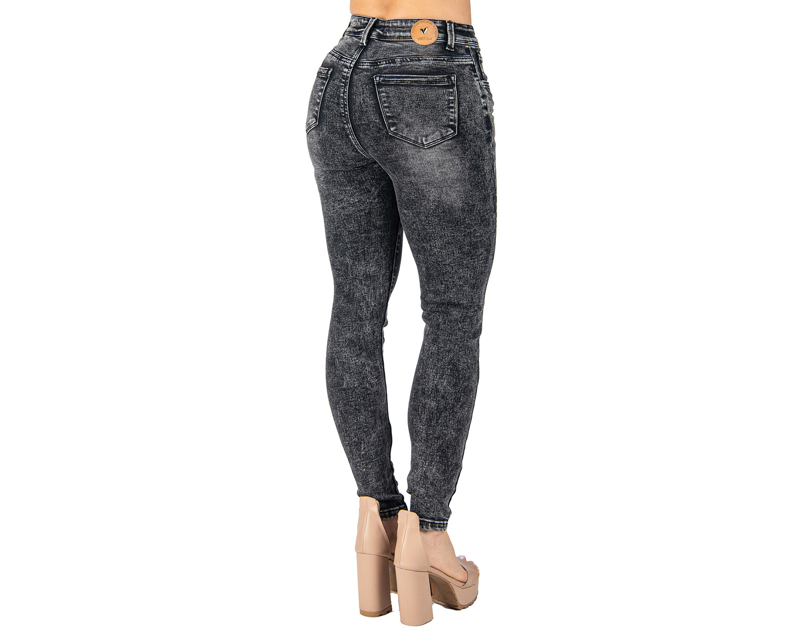 Foto 4 pulgar | Foto 3 | Jeans Skinny Most Look para Mujer