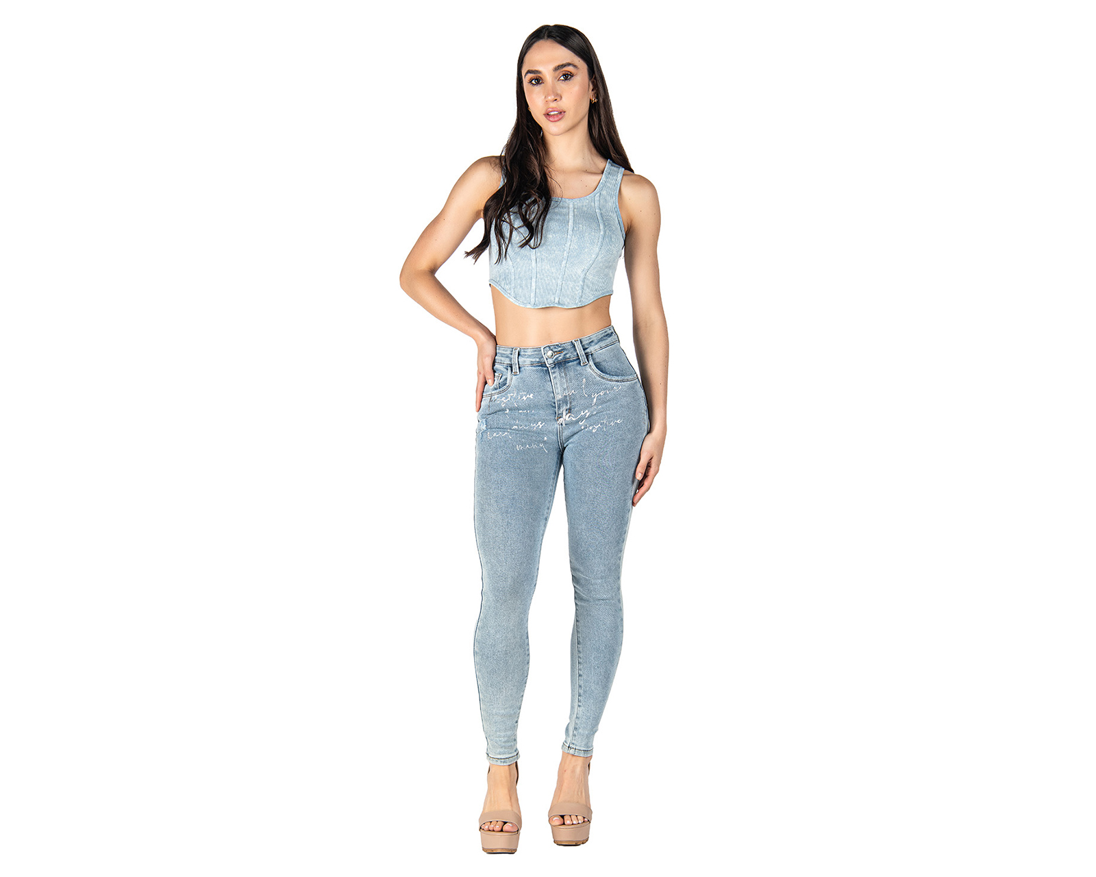 Foto 2 | Foto 2 | Jeans Skinny Most Look para Mujer