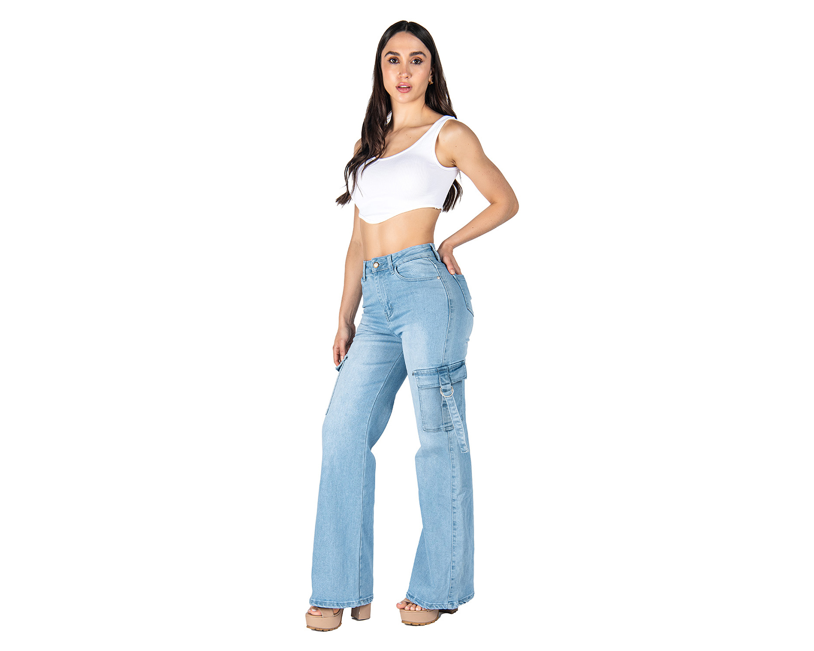 Foto 2 | Foto 2 | Jeans Wide Leg Most Look para Mujer