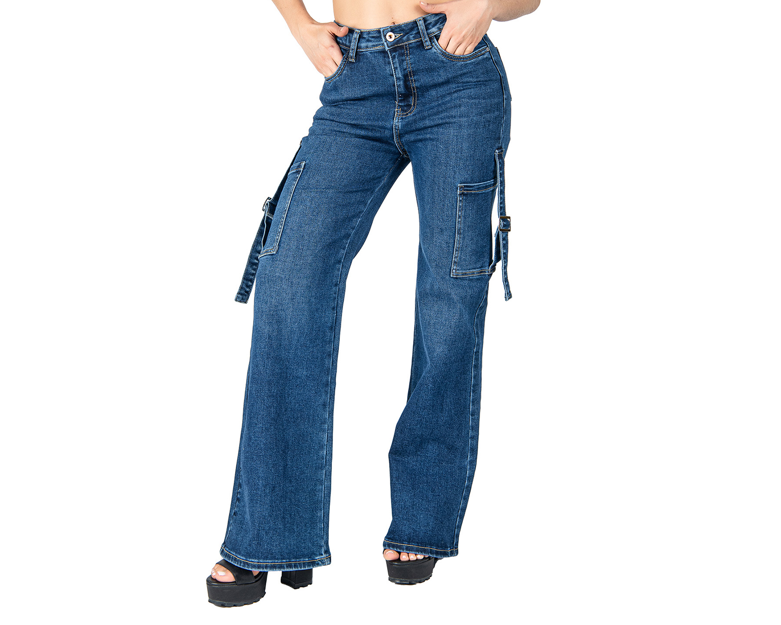 Jeans Wide Leg Most Look para Mujer