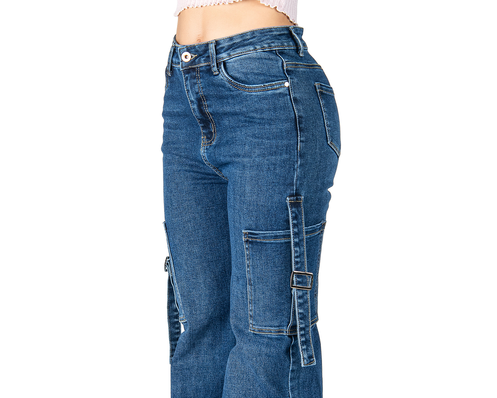 Foto 4 | Foto 4 | Jeans Wide Leg Most Look para Mujer