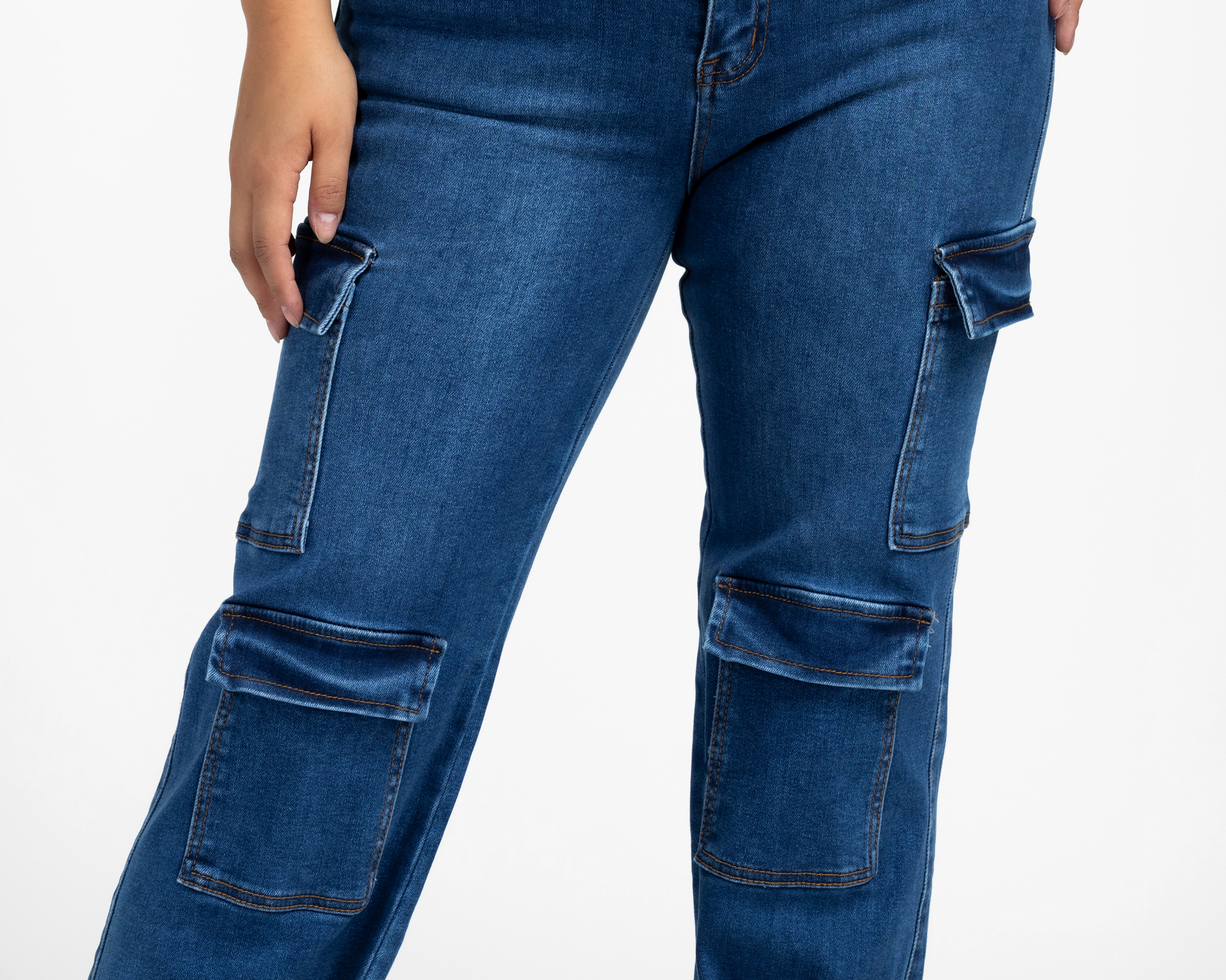 Foto 5 pulgar | Foto 4 | Jeans Wide Leg Most Look para Mujer