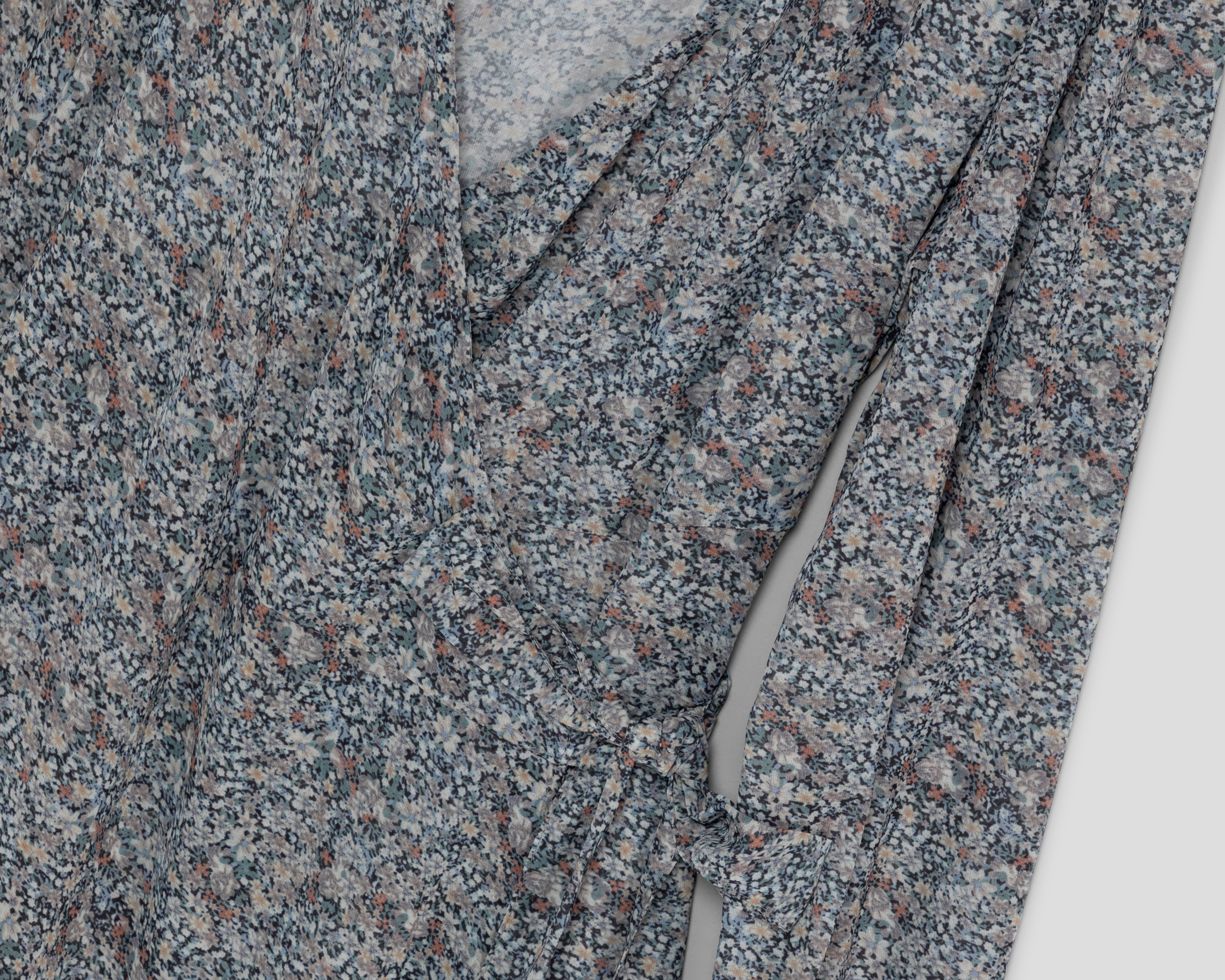 Foto 3 | Foto 3 | Vestido Sahara Casual Escote V Estampado Manga Larga