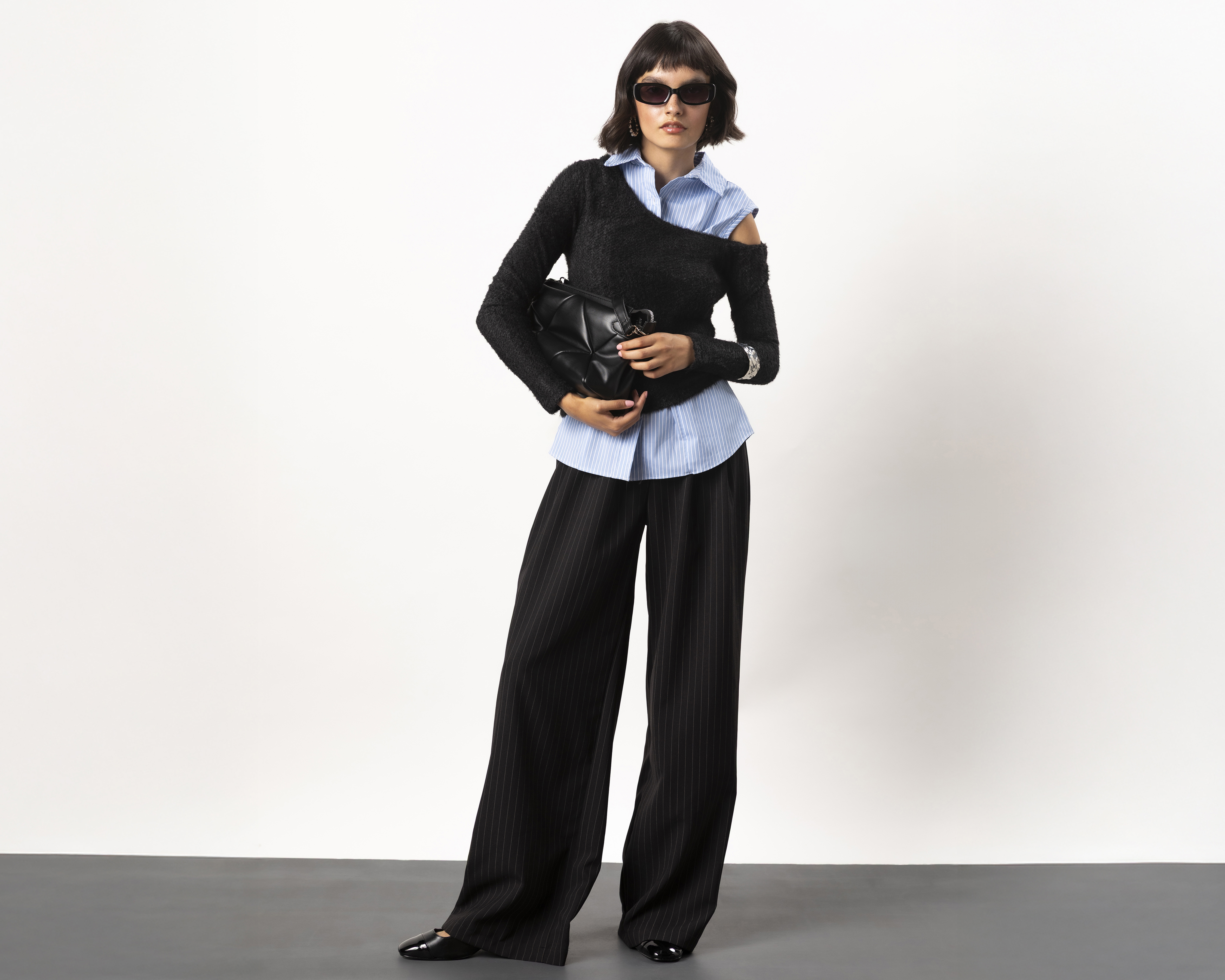 Blusa Manga Larga Strona para Mujer