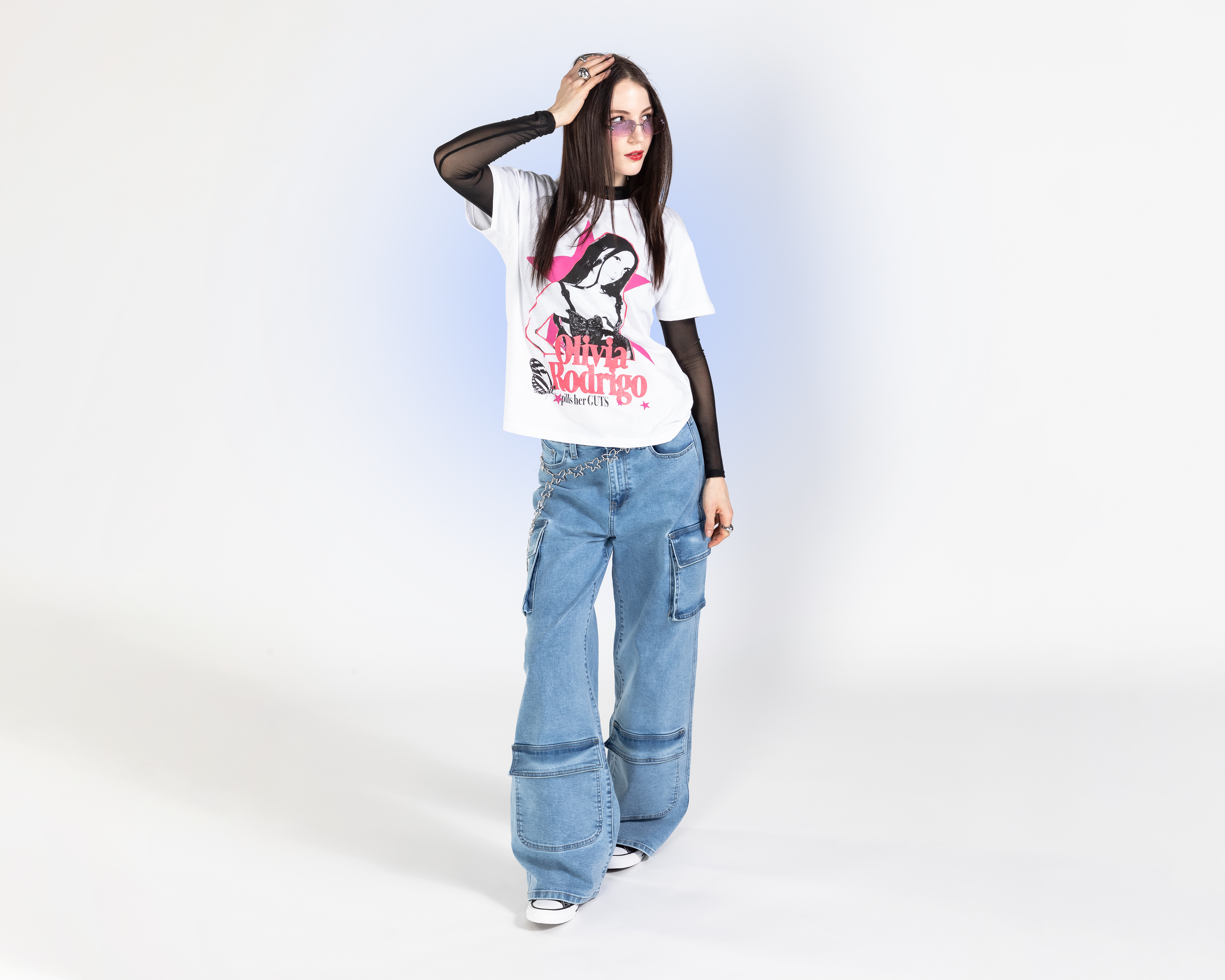 Foto 2 pulgar | Foto 1 | Jeans Wide Leg Strona para Mujer