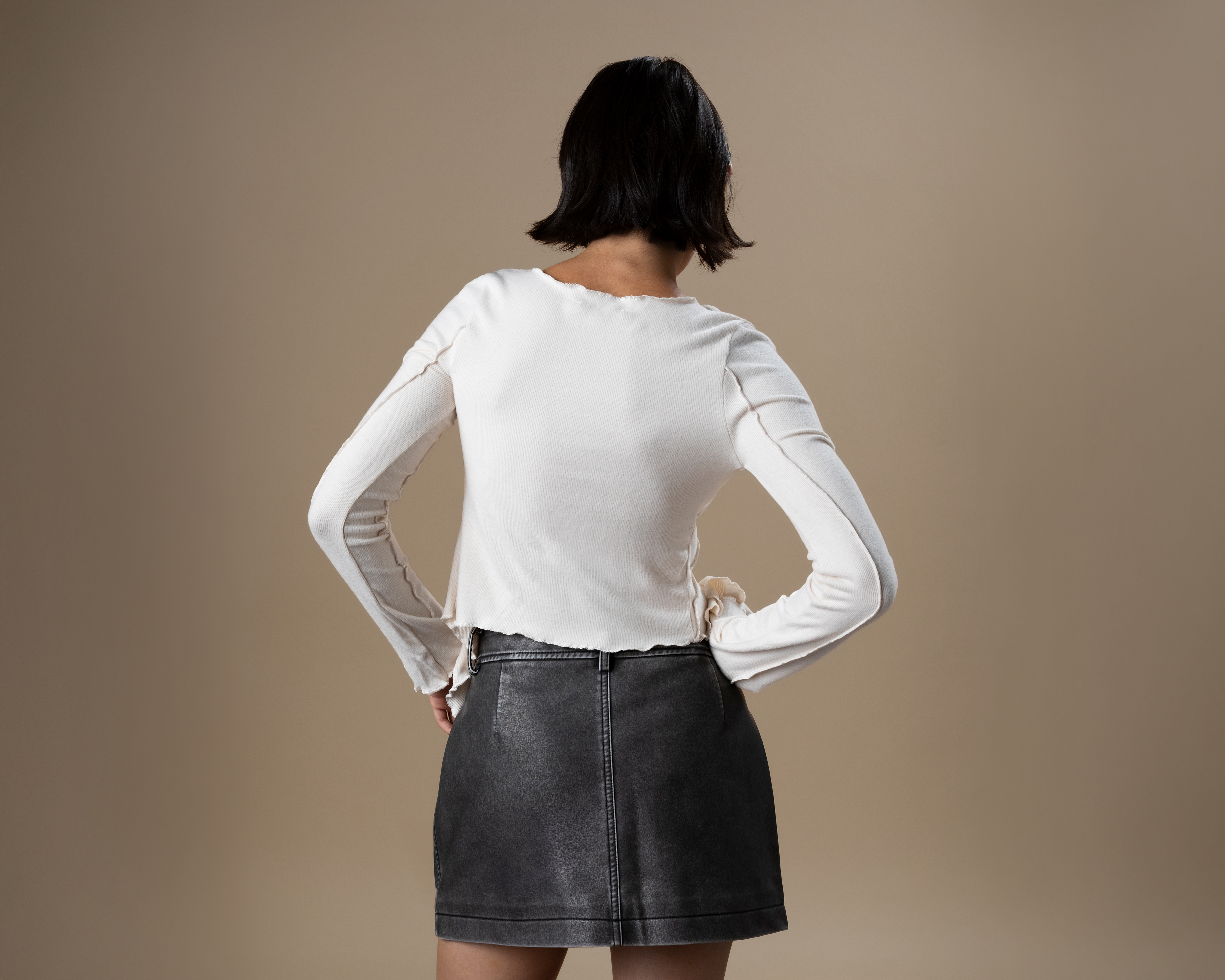Foto 4 pulgar | Foto 3 | Blusa Manga Larga Strona para Mujer