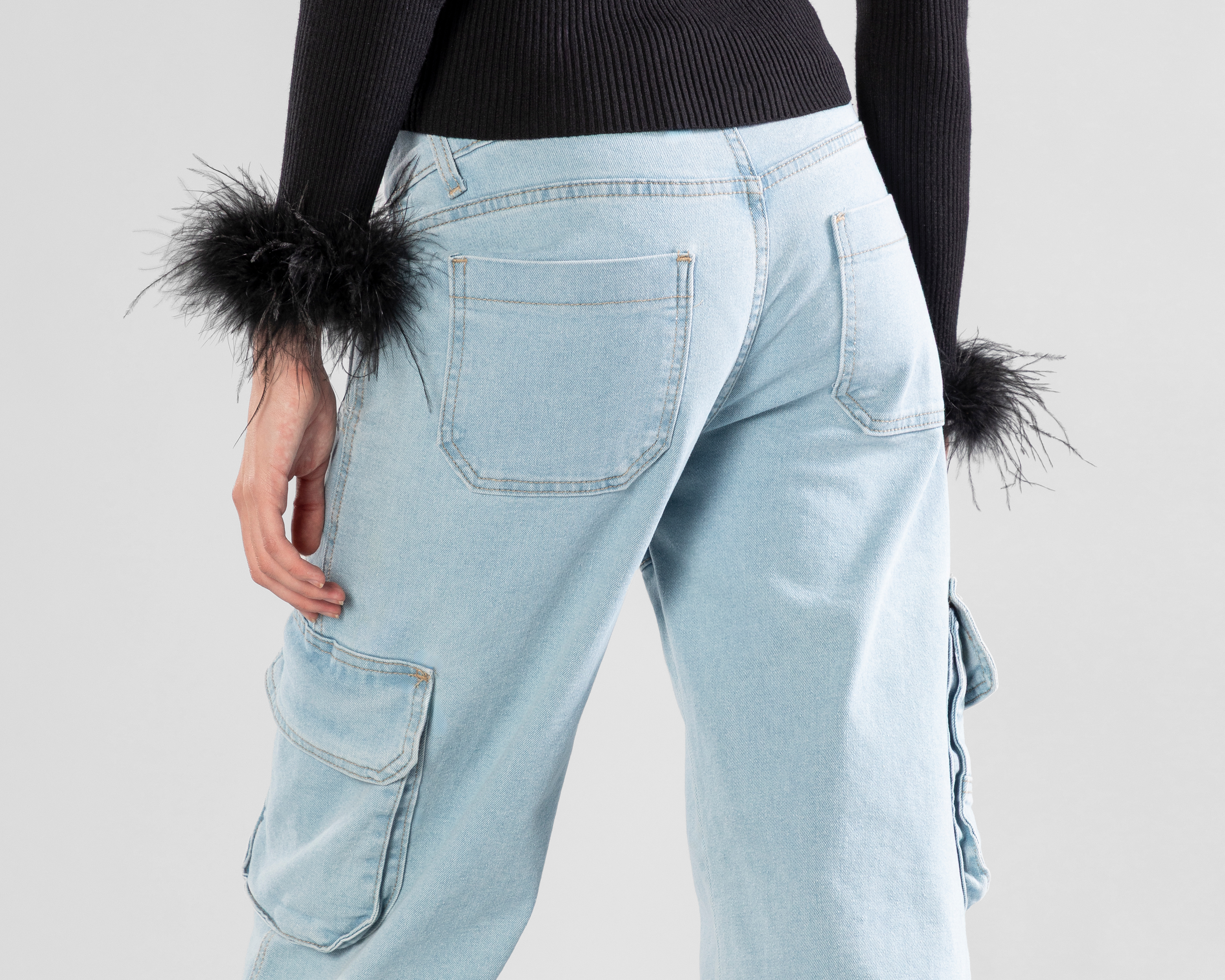 Foto 6 pulgar | Foto 5 | Jeans Wide Leg Strona para Mujer