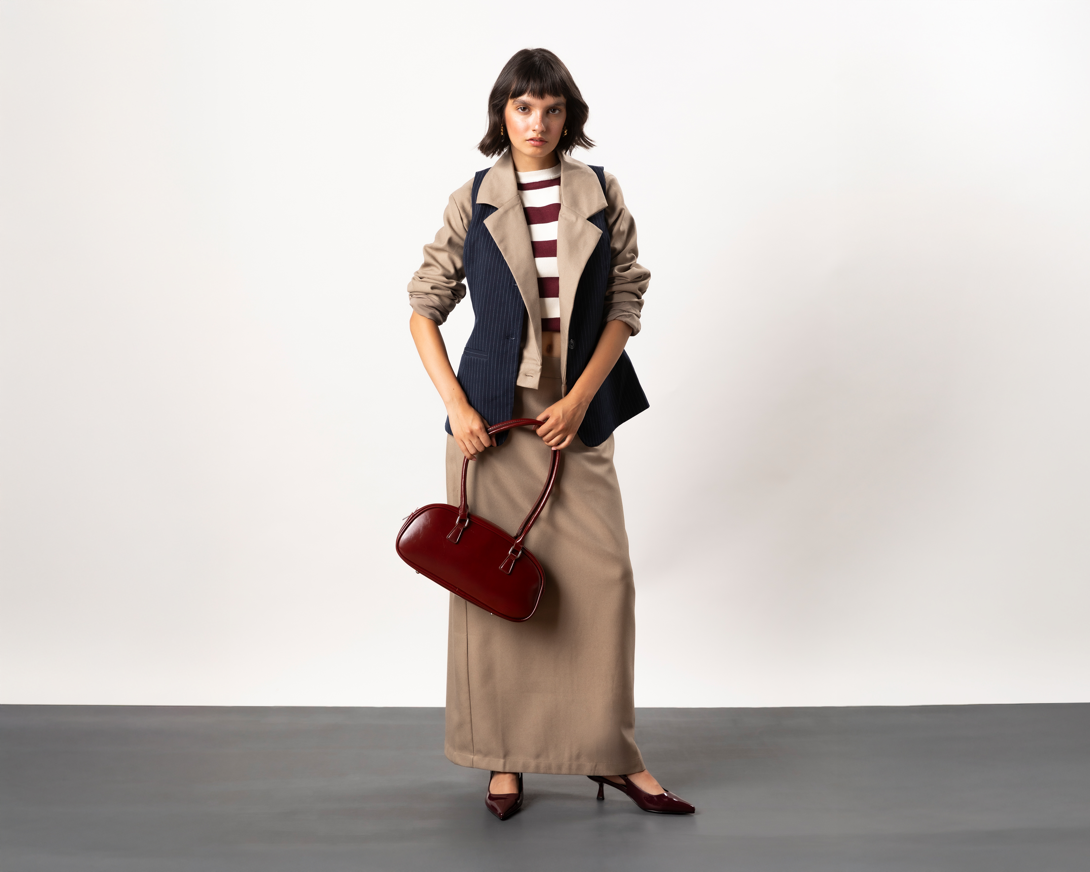 Chamarra Café Strona para Mujer