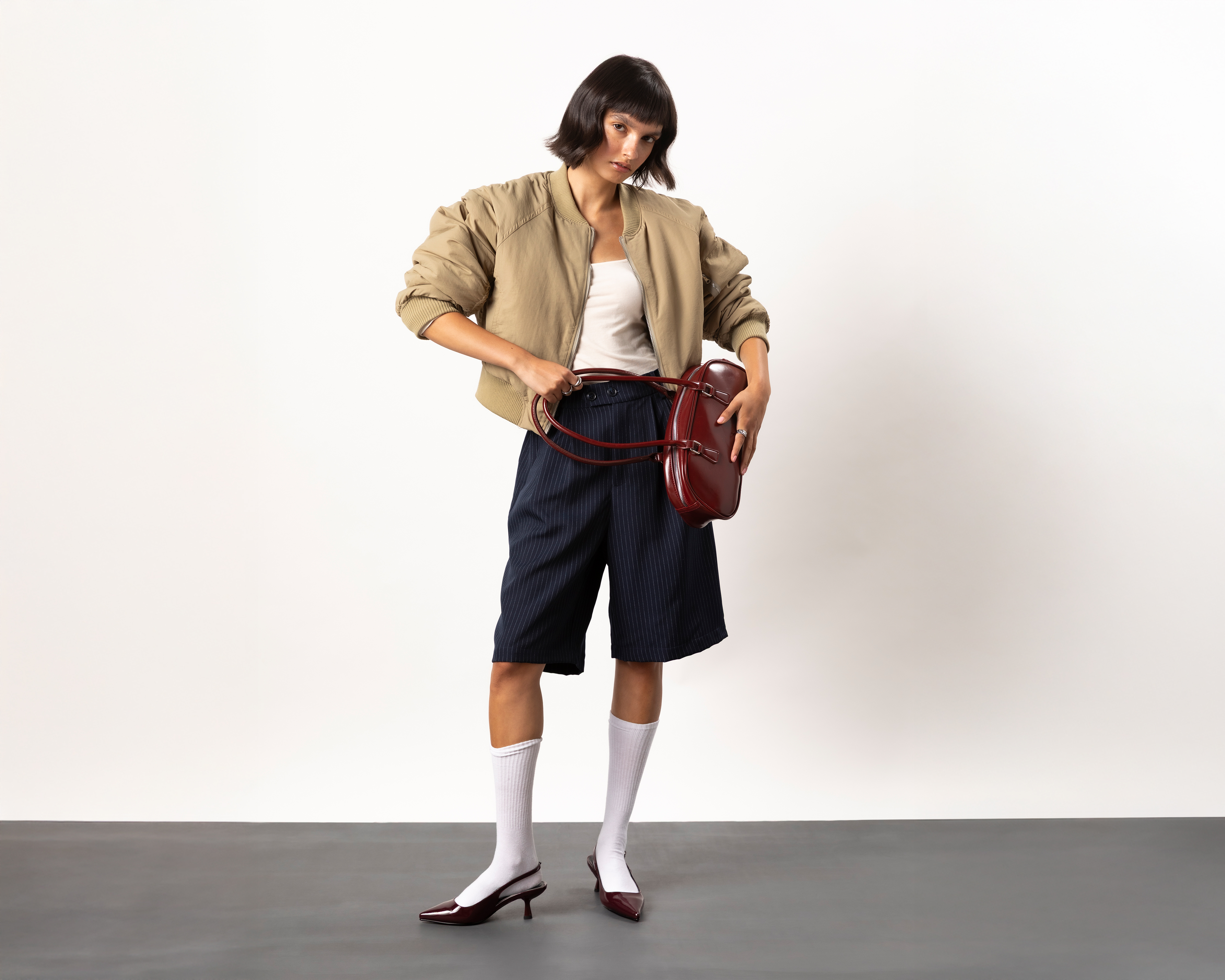 Chamarra Bomber Strona para Mujer