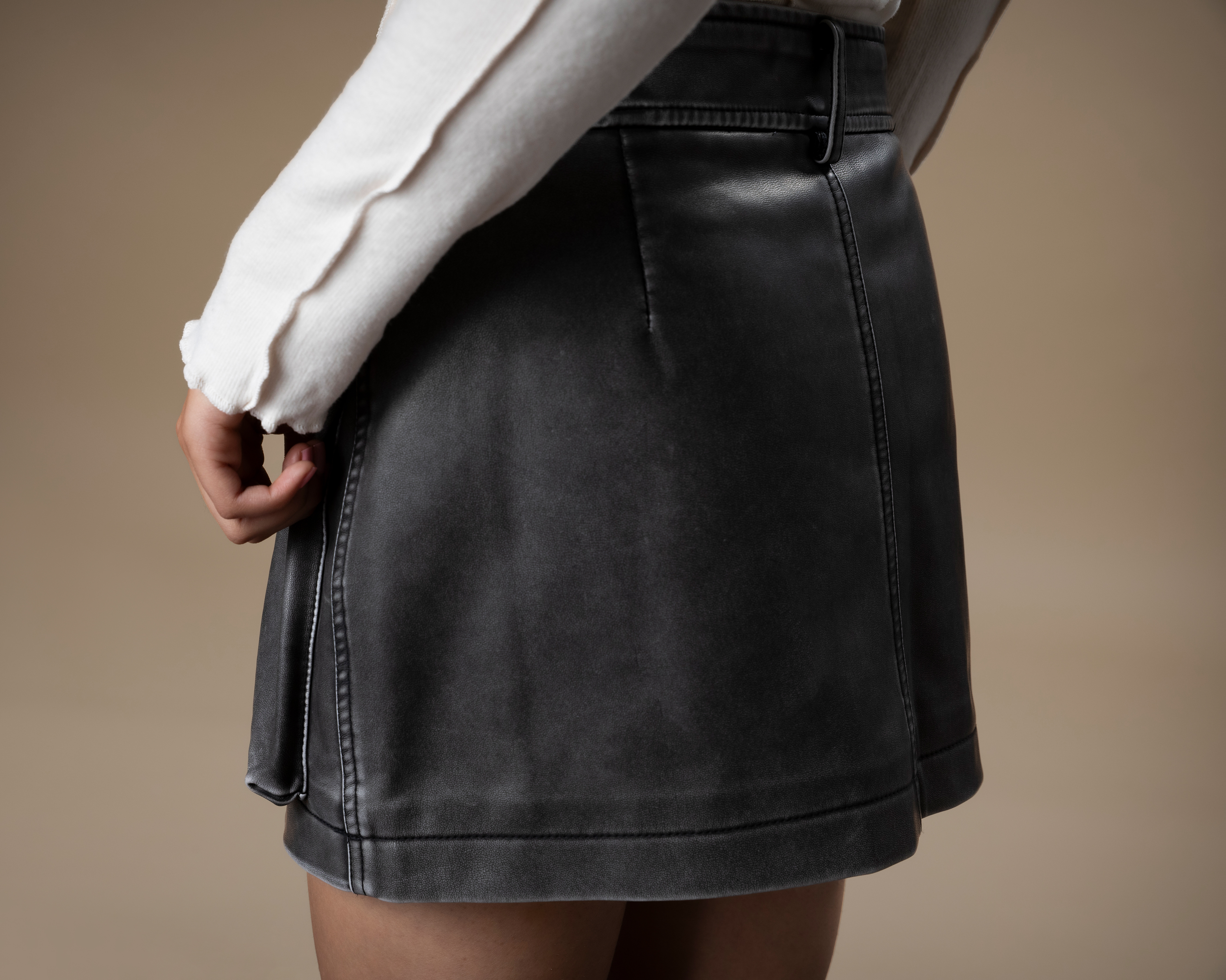 Foto 5 | Foto 5 | Falda Mini Strona con Bolsas para Mujer