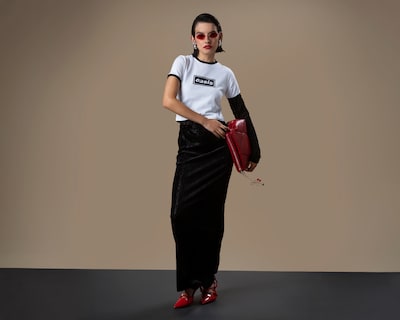 Foto 1 | Foto 1 | Falda Larga Strona Negra para Mujer