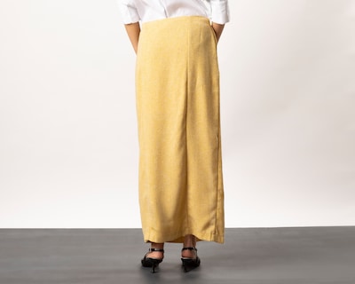 Foto 3 | Foto 3 | Falda Larga Strona Amarillo para Mujer