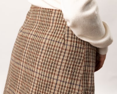 Foto 5 | Foto 5 | Falda Mini Strona a Cuadros para Mujer