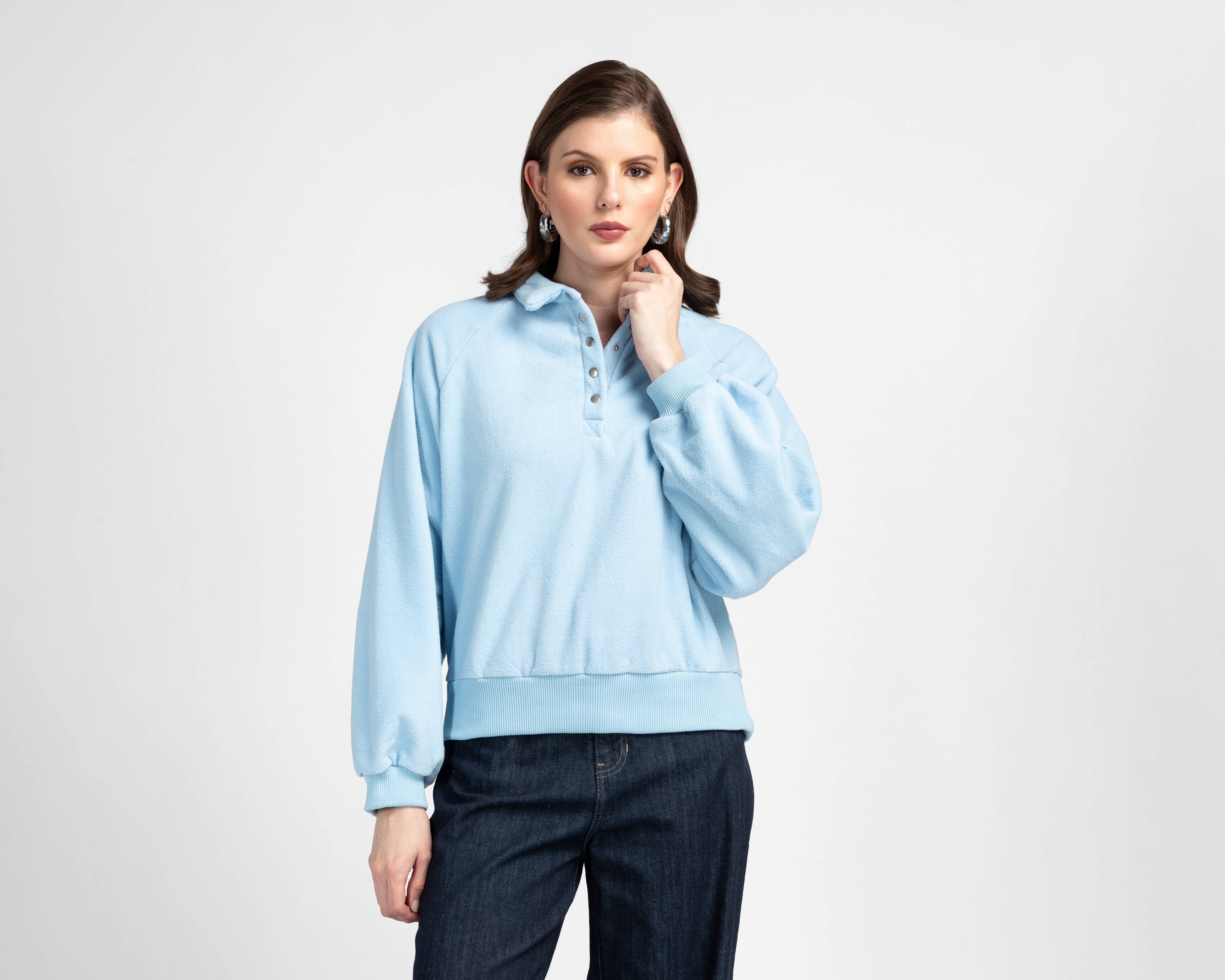 Sudadera Azul Sahara para Mujer