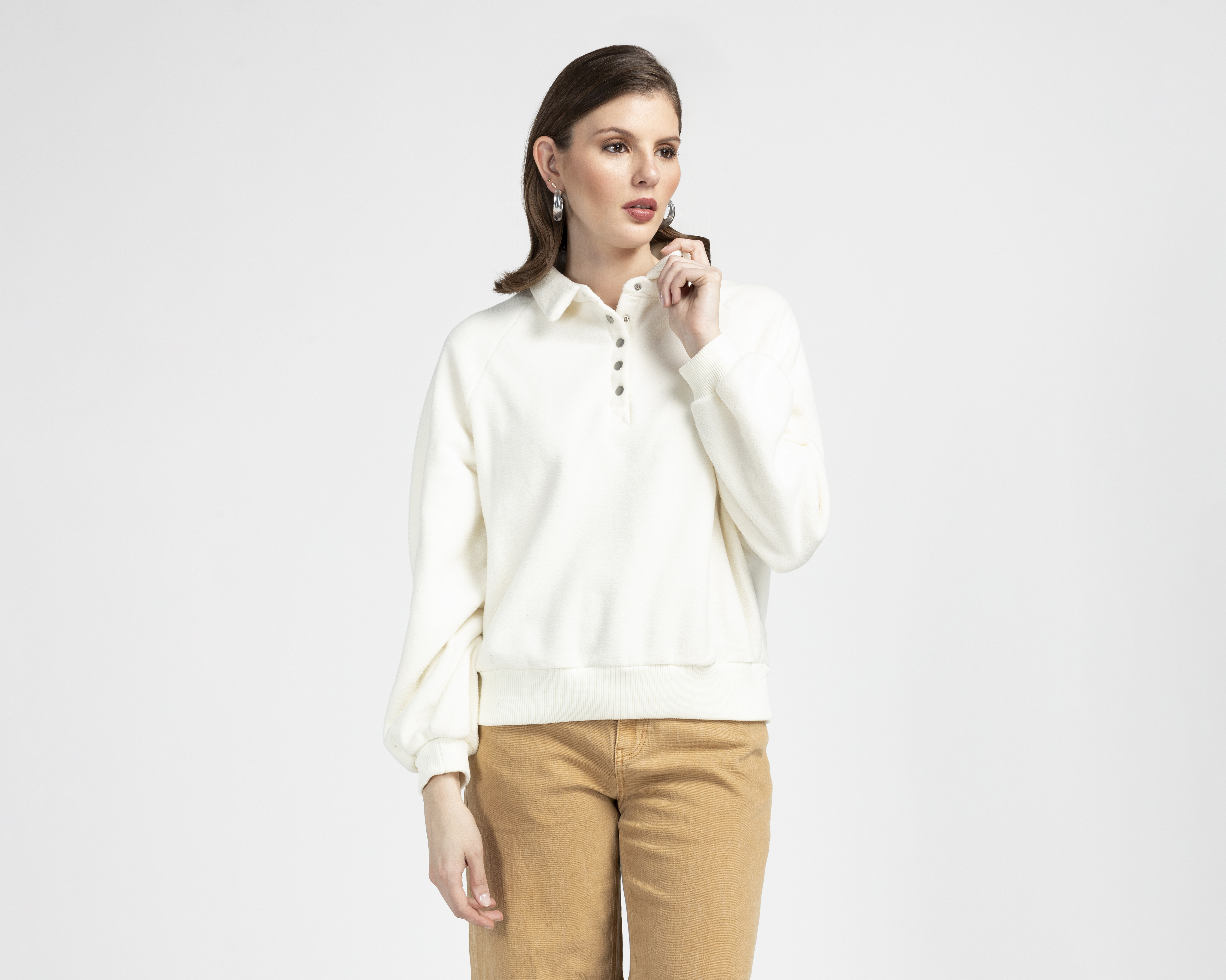 Foto 1 | Foto 1 | Sudadera con Botones Sahara para Mujer